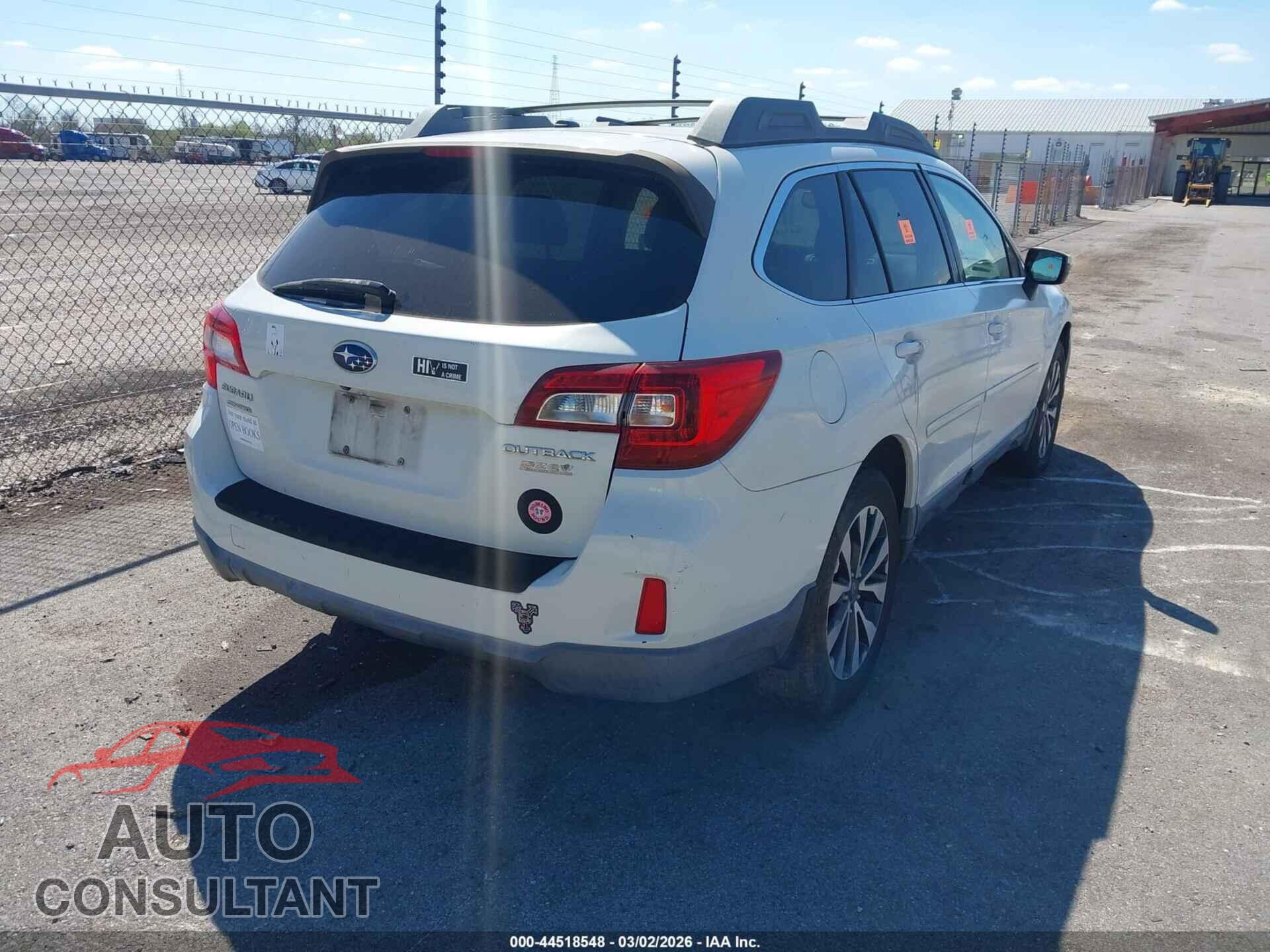 SUBARU OUTBACK 2015 - 4S4BSANC9F3240761