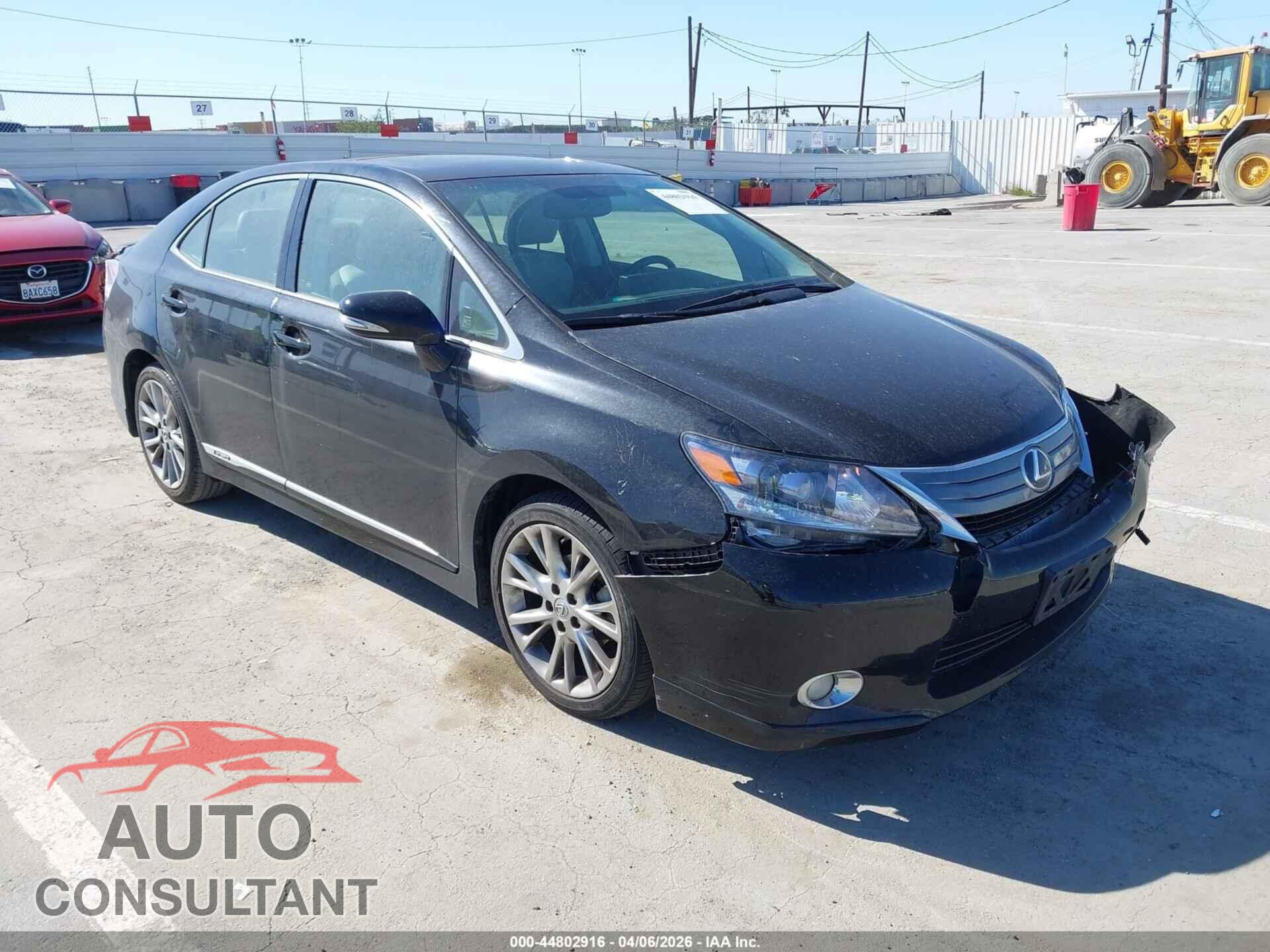 LEXUS HS 250H 2010 - JTHBB1BA0A2010806
