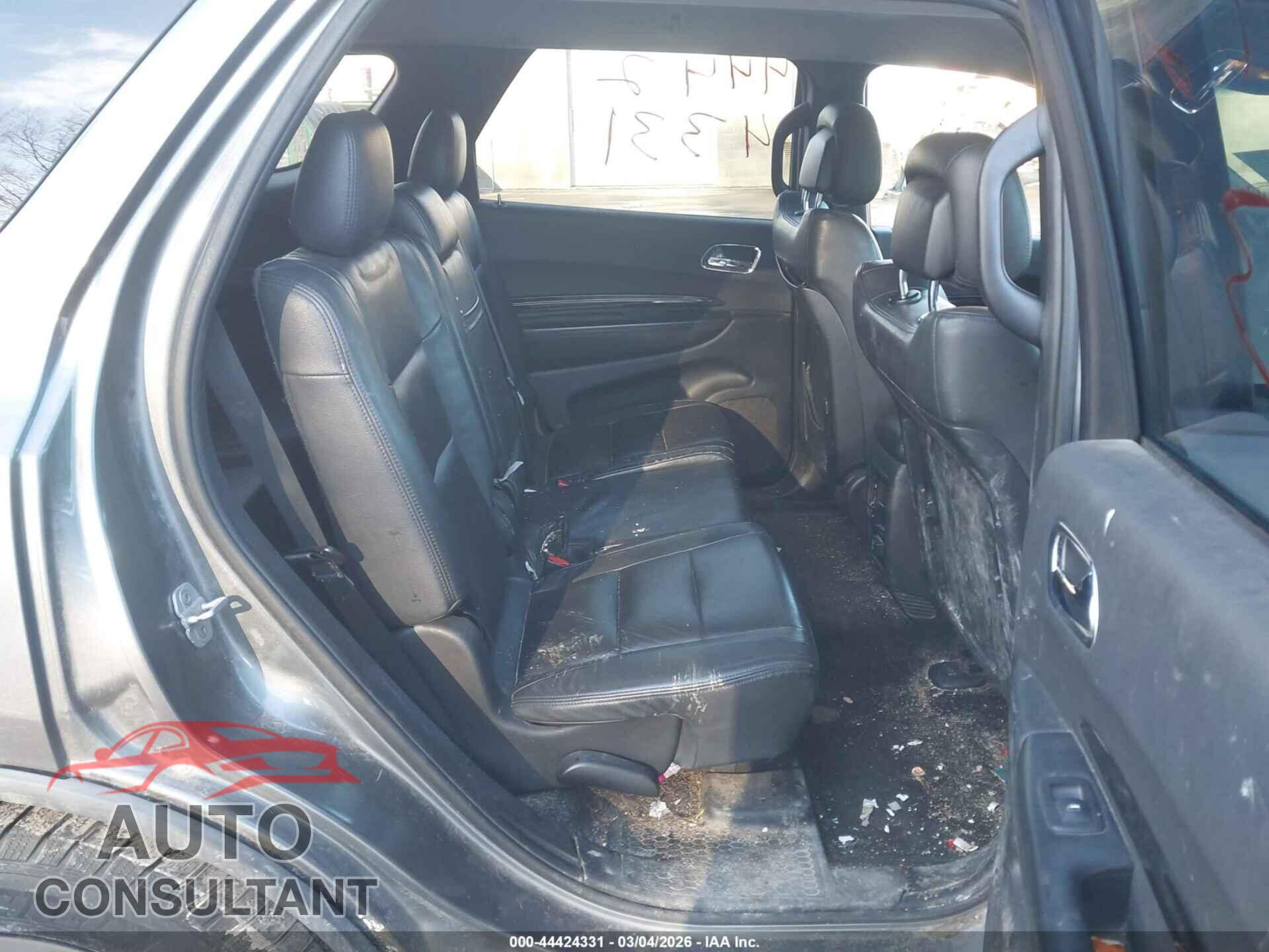 DODGE DURANGO 2011 - 1D4RE4GGXBC732322