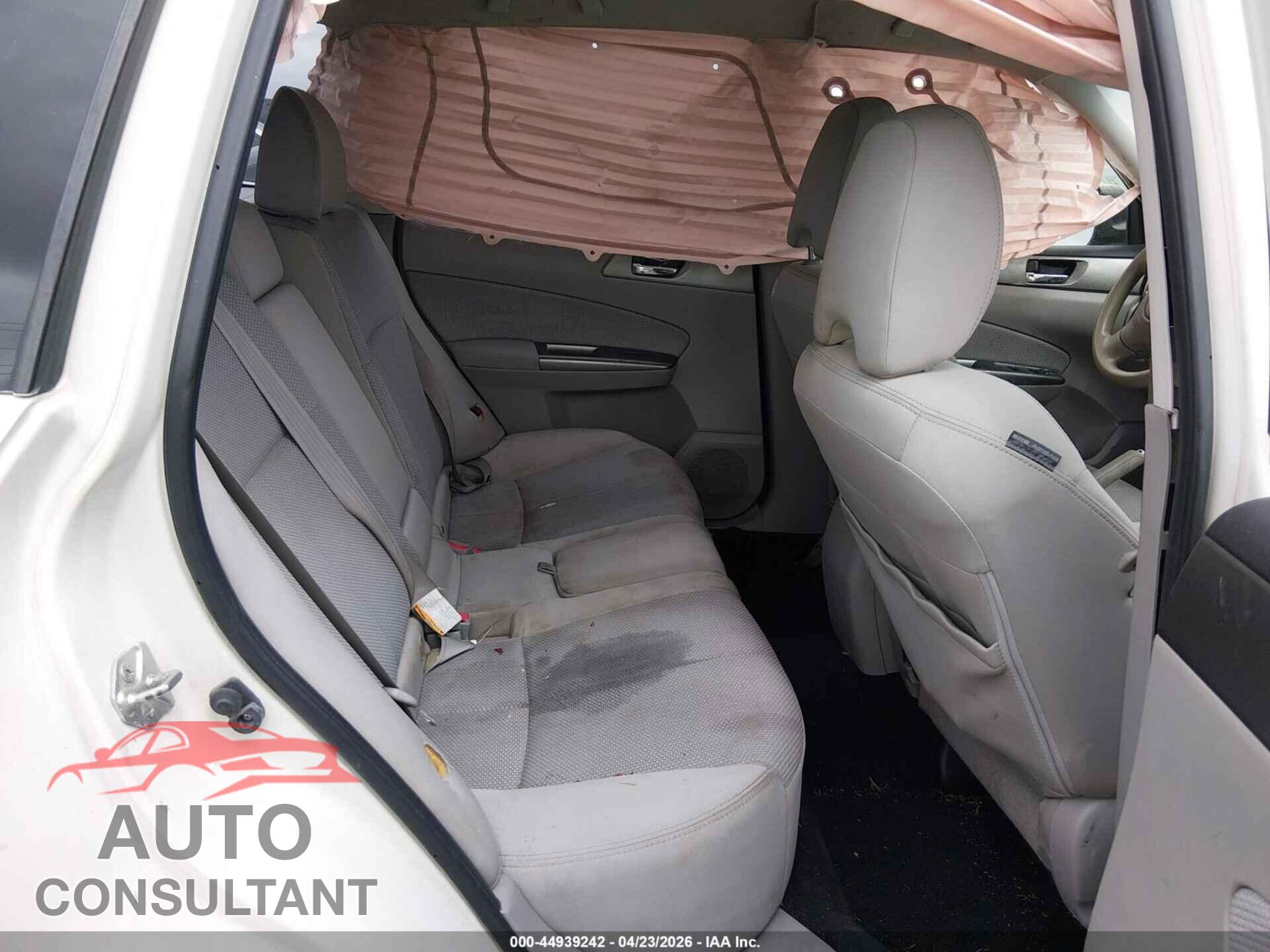 SUBARU FORESTER 2012 - JF2SHBDC8CH441643