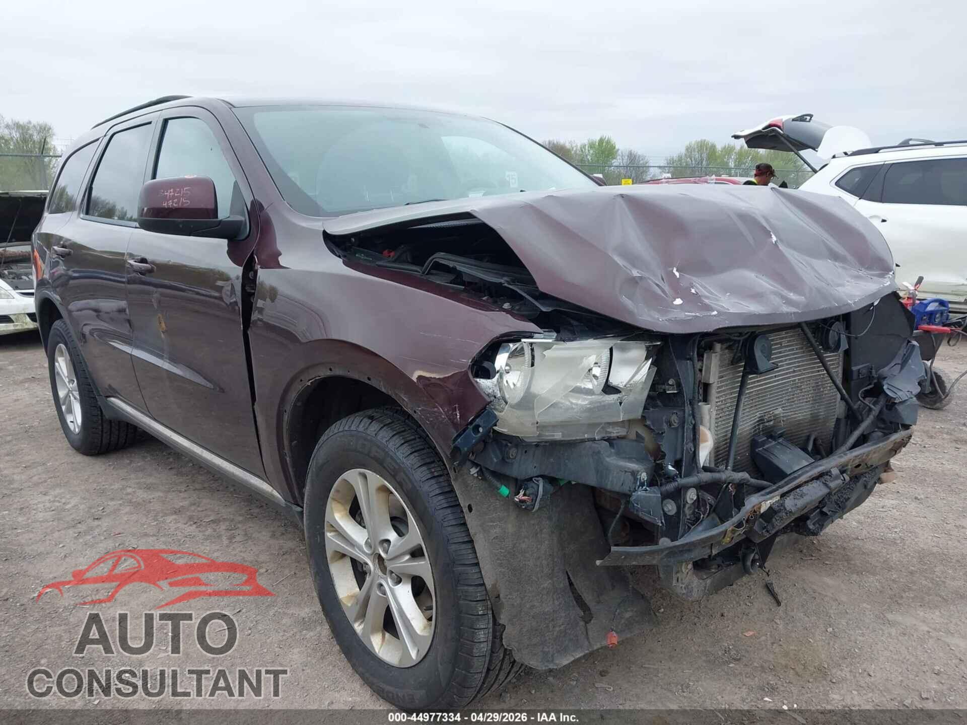 DODGE DURANGO 2012 - 1C4RDJAGXCC242178