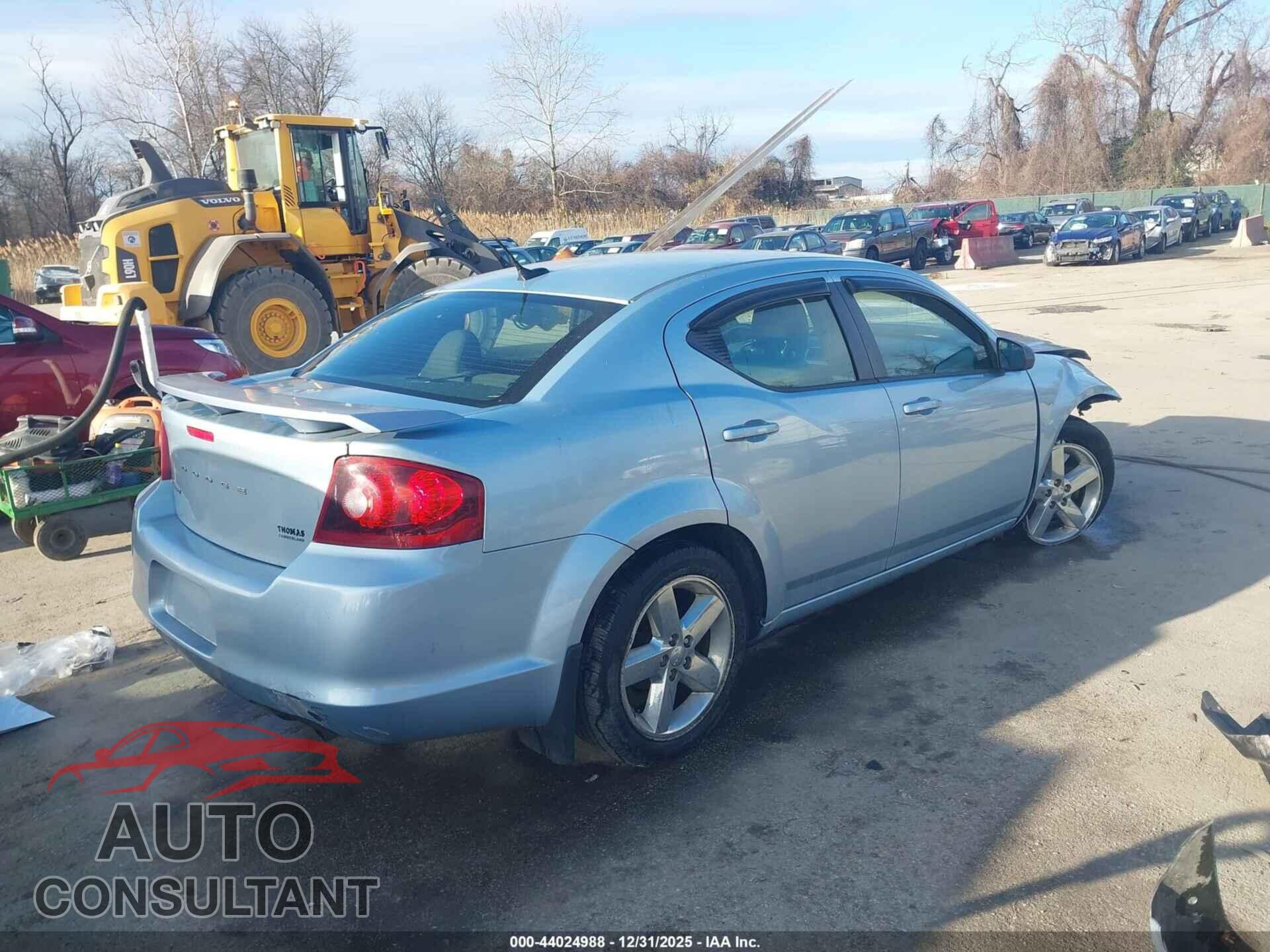 DODGE AVENGER 2013 - 1C3CDZAB9DN687899