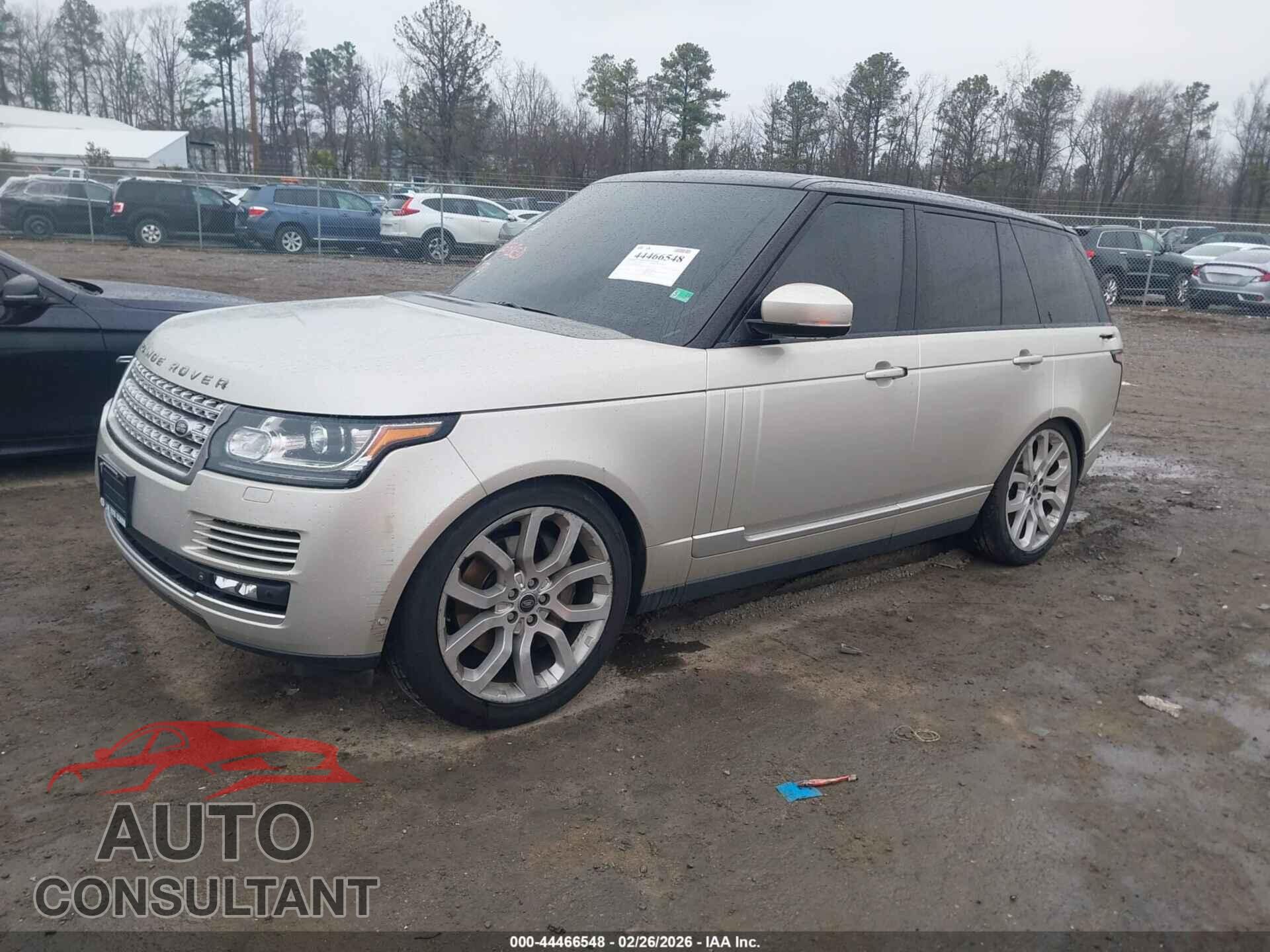 LAND ROVER RANGE ROVER 2013 - SALGS2EF7DA108299