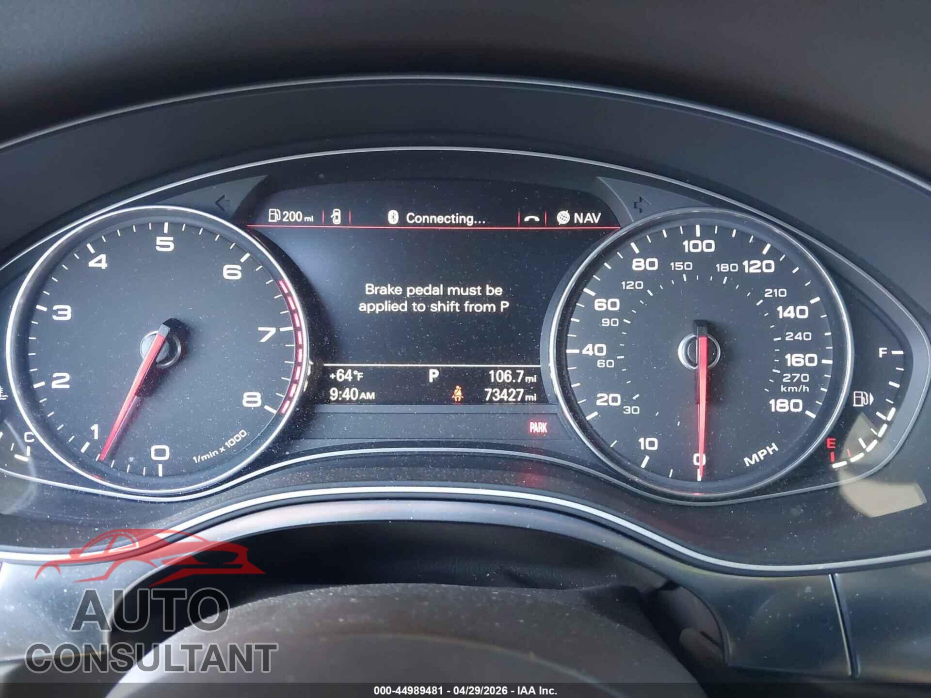 AUDI A6 2012 - WAUHGAFC1CN124966