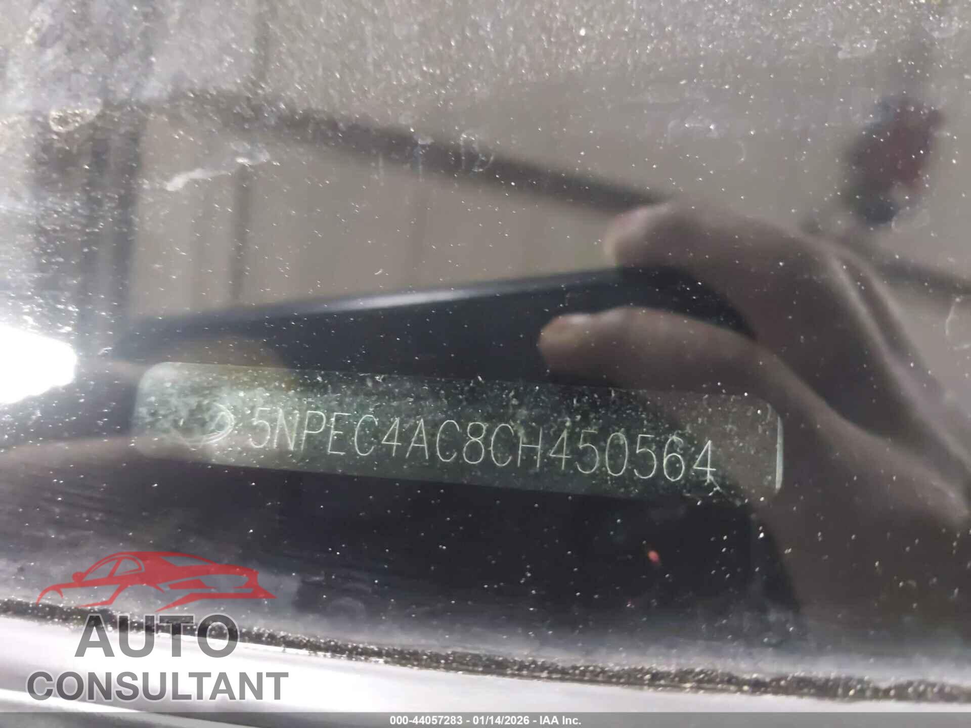 HYUNDAI SONATA 2012 - 5NPEC4AC8CH450564