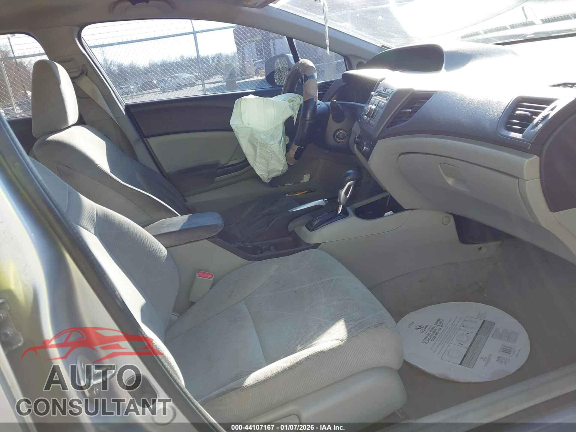 HONDA CIVIC 2012 - 19XFB2F82CE100058