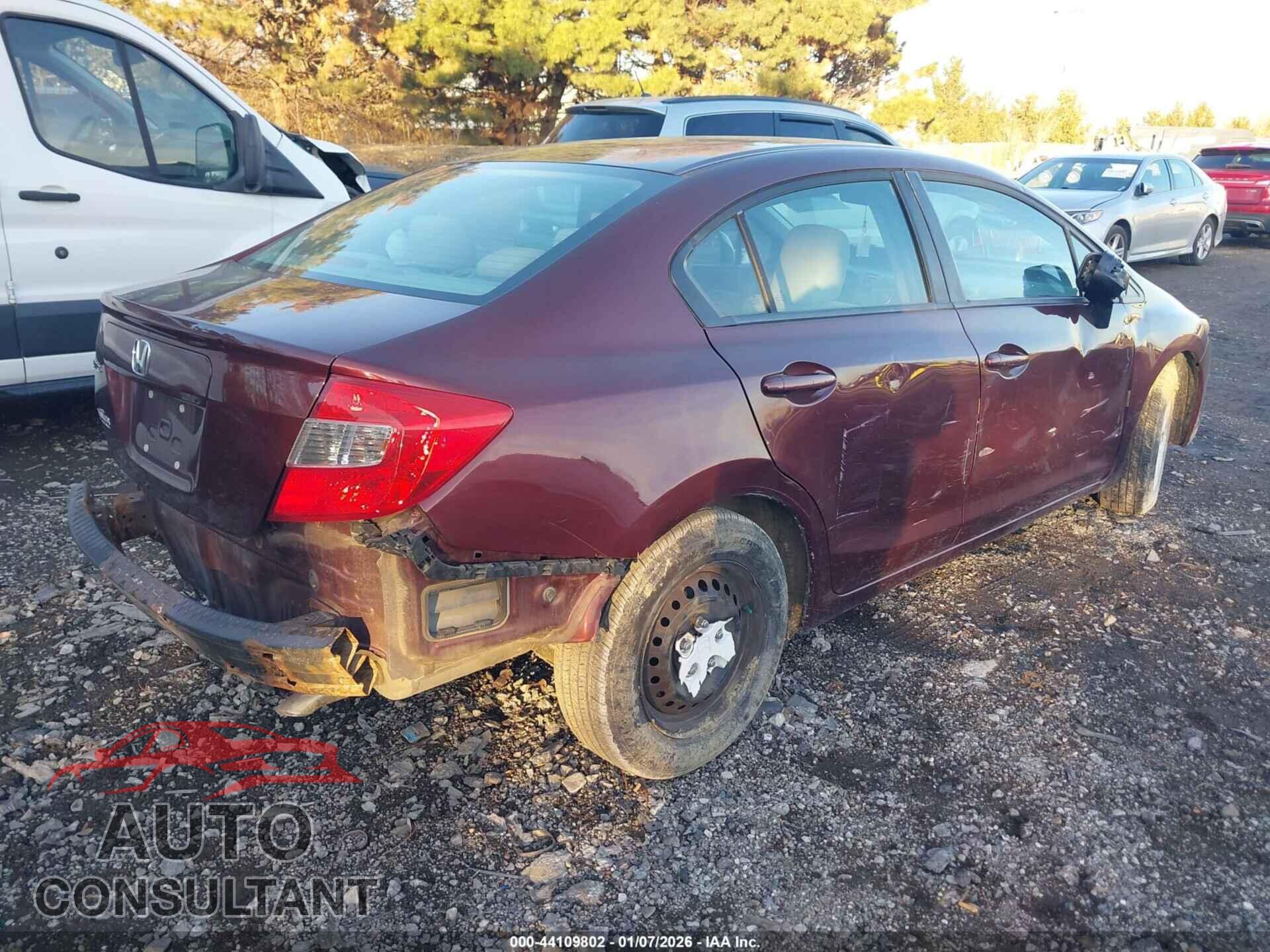 HONDA CIVIC 2012 - 19XFB2F54CE071927