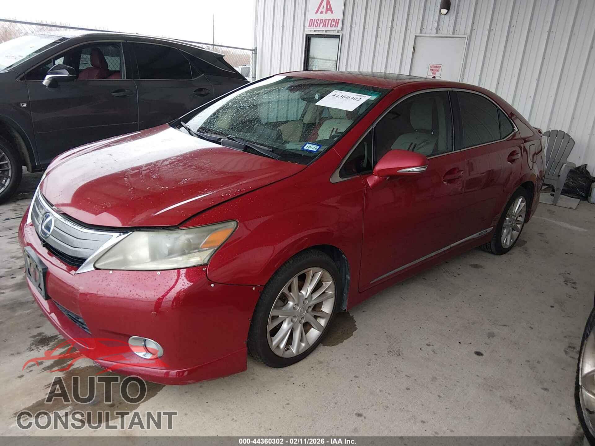 LEXUS HS 250H 2010 - JTHBB1BA2A2003114