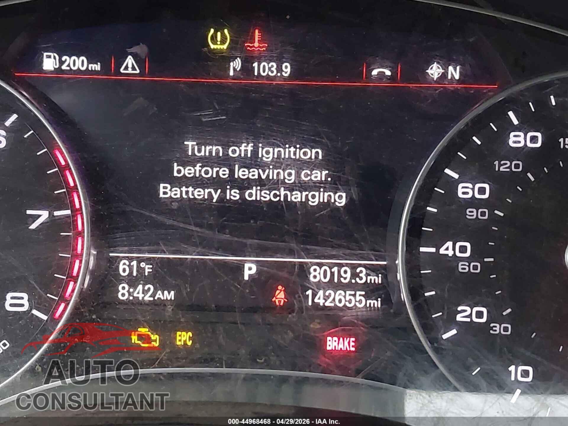 AUDI A6 2017 - WAUF2AFC5HN064302
