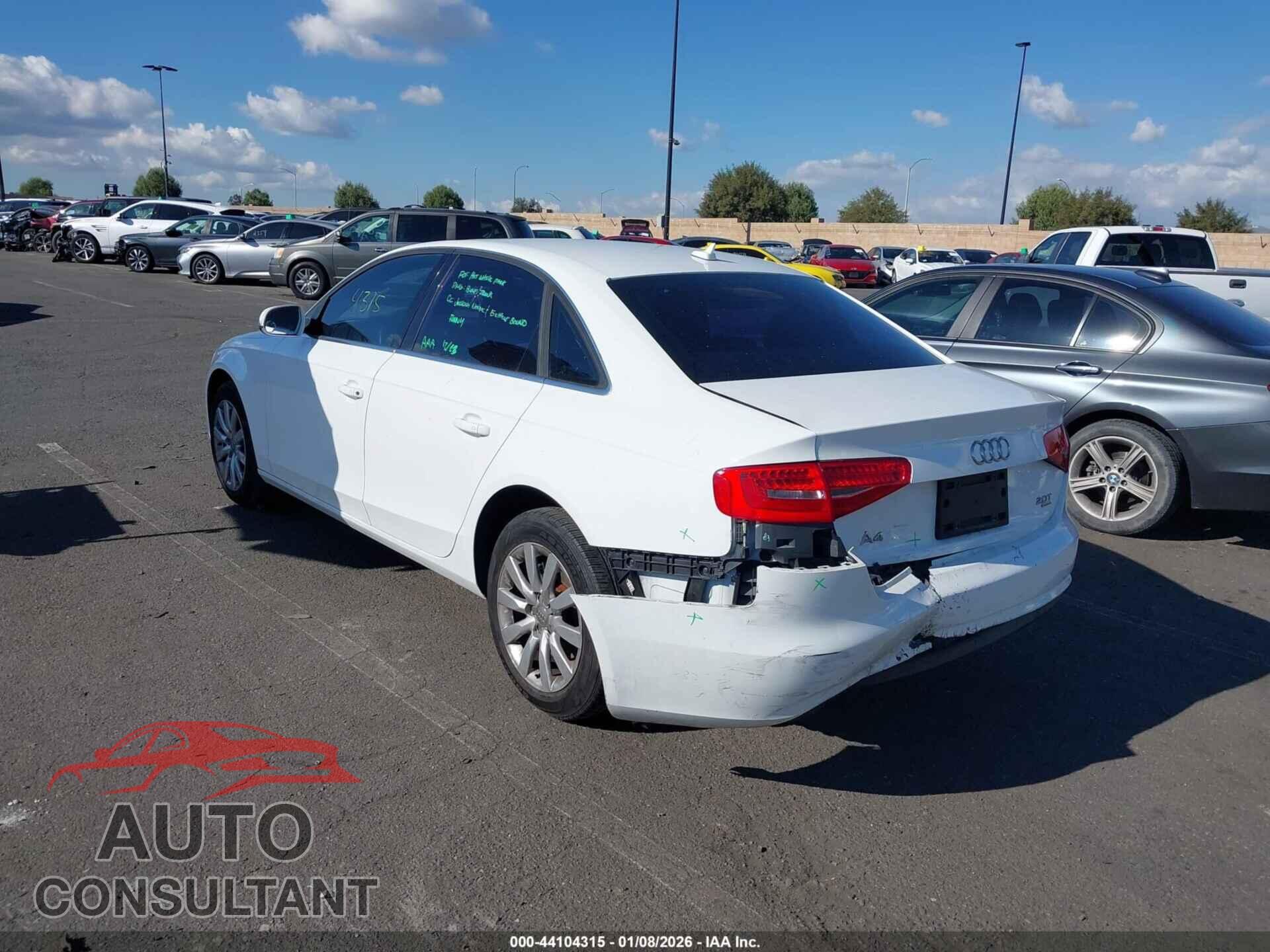 AUDI A4 2013 - WAUBFAFL4DN003956