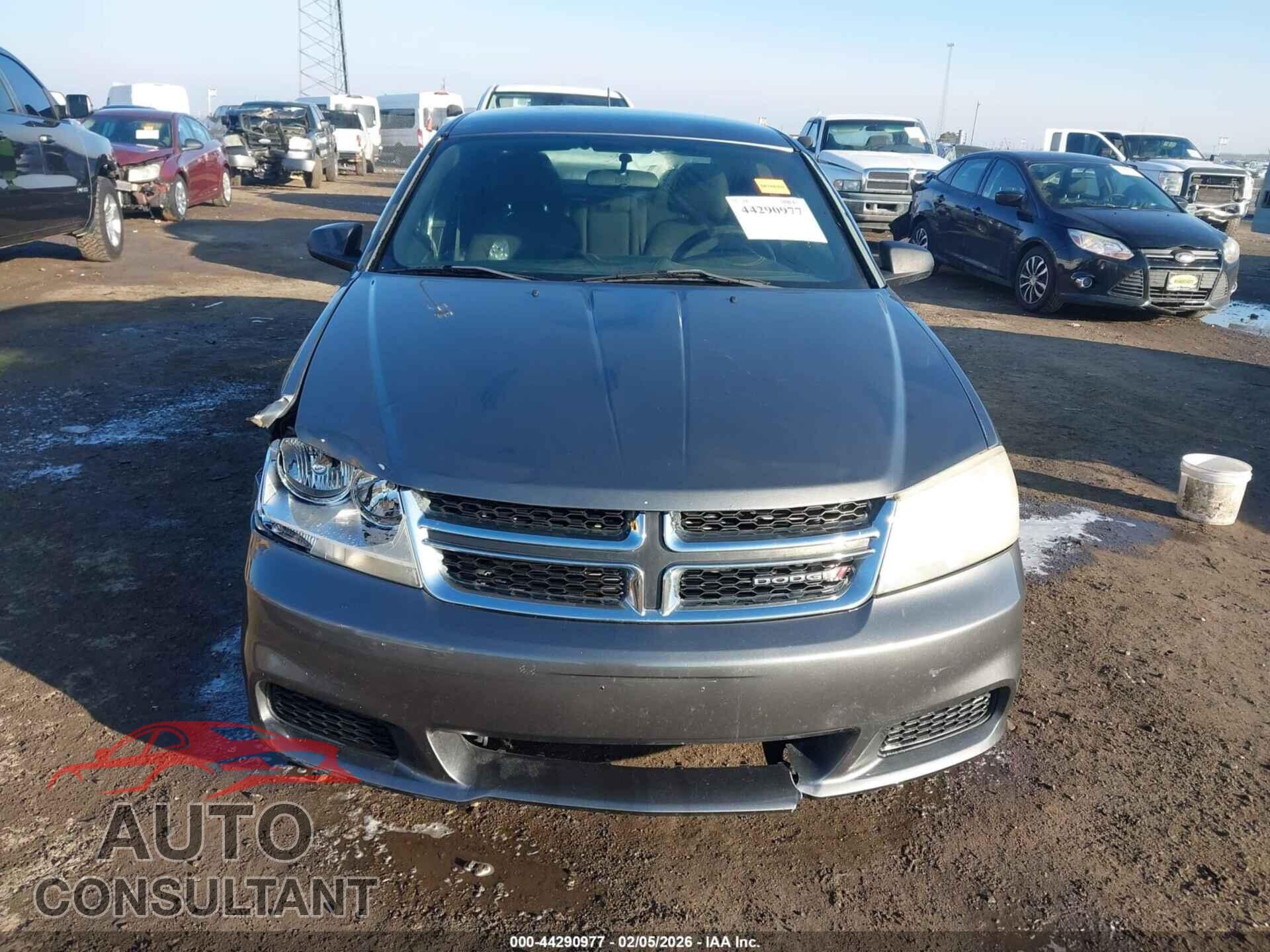 DODGE AVENGER 2013 - 1C3CDZAG4DN757532