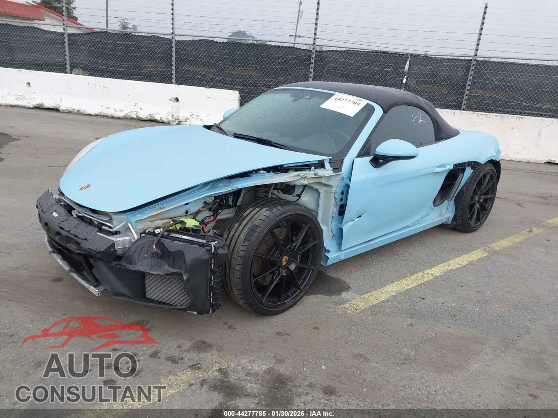 PORSCHE BOXSTER 2022 - WP0CD2A8XNS228813