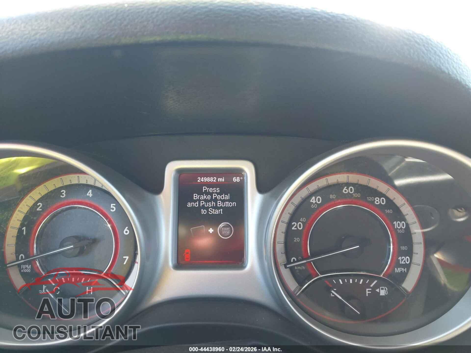 DODGE JOURNEY 2013 - 3C4PDCAB6DT580061