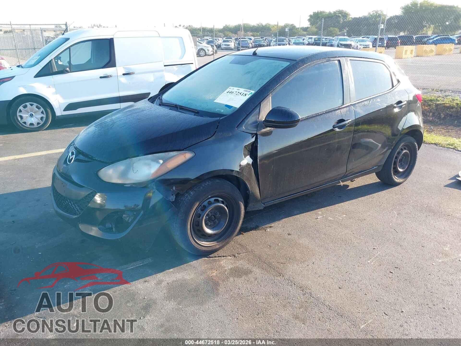 MAZDA MAZDA2 2013 - JM1DE1KY5D0169867