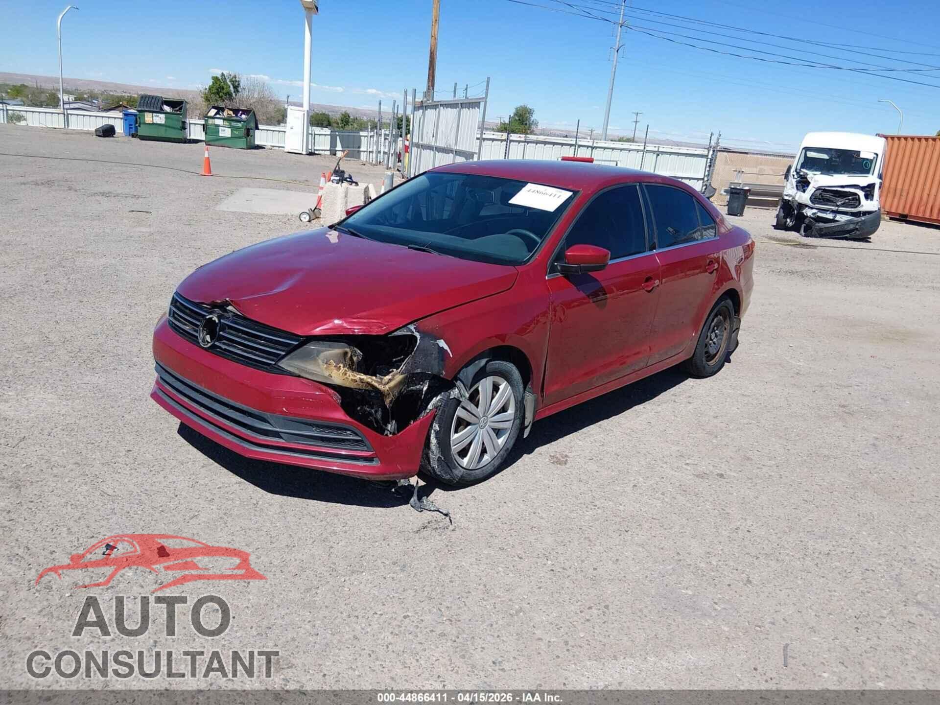 VOLKSWAGEN JETTA 2017 - 3VW2B7AJ2HM410629