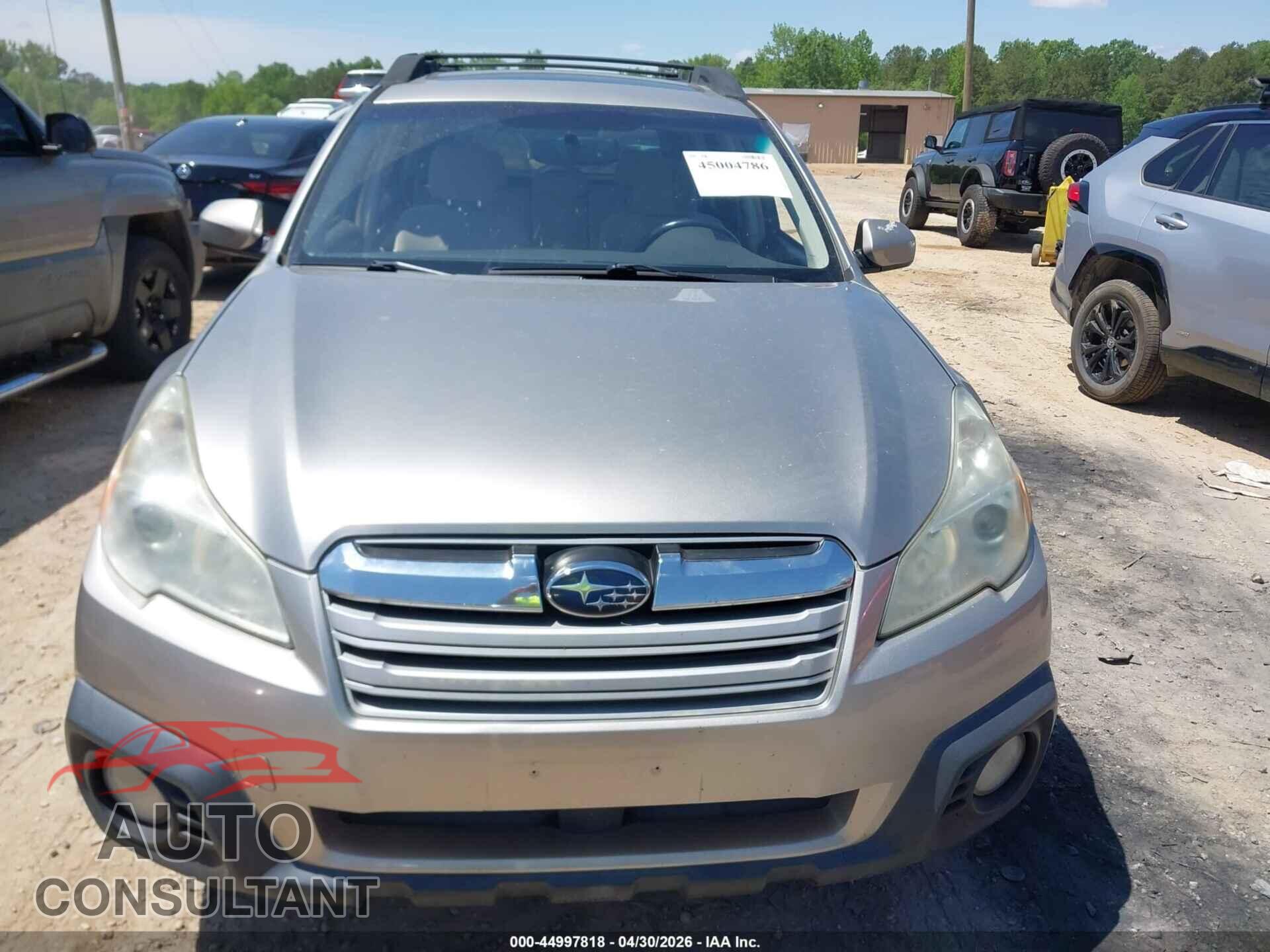 SUBARU OUTBACK 2014 - 4S4BRBDC2E3280231