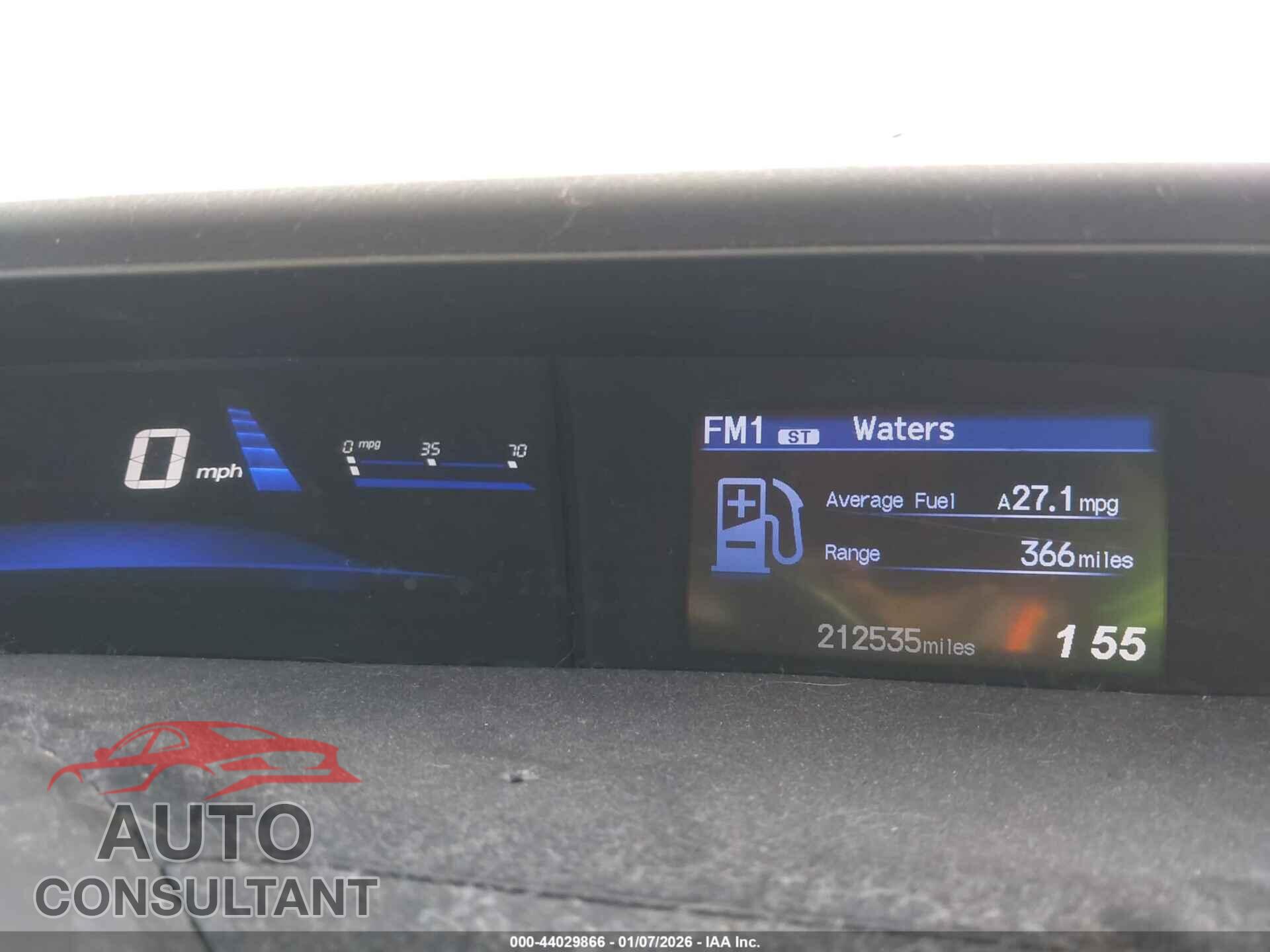 HONDA CIVIC 2012 - 2HGFG3B56CH564253