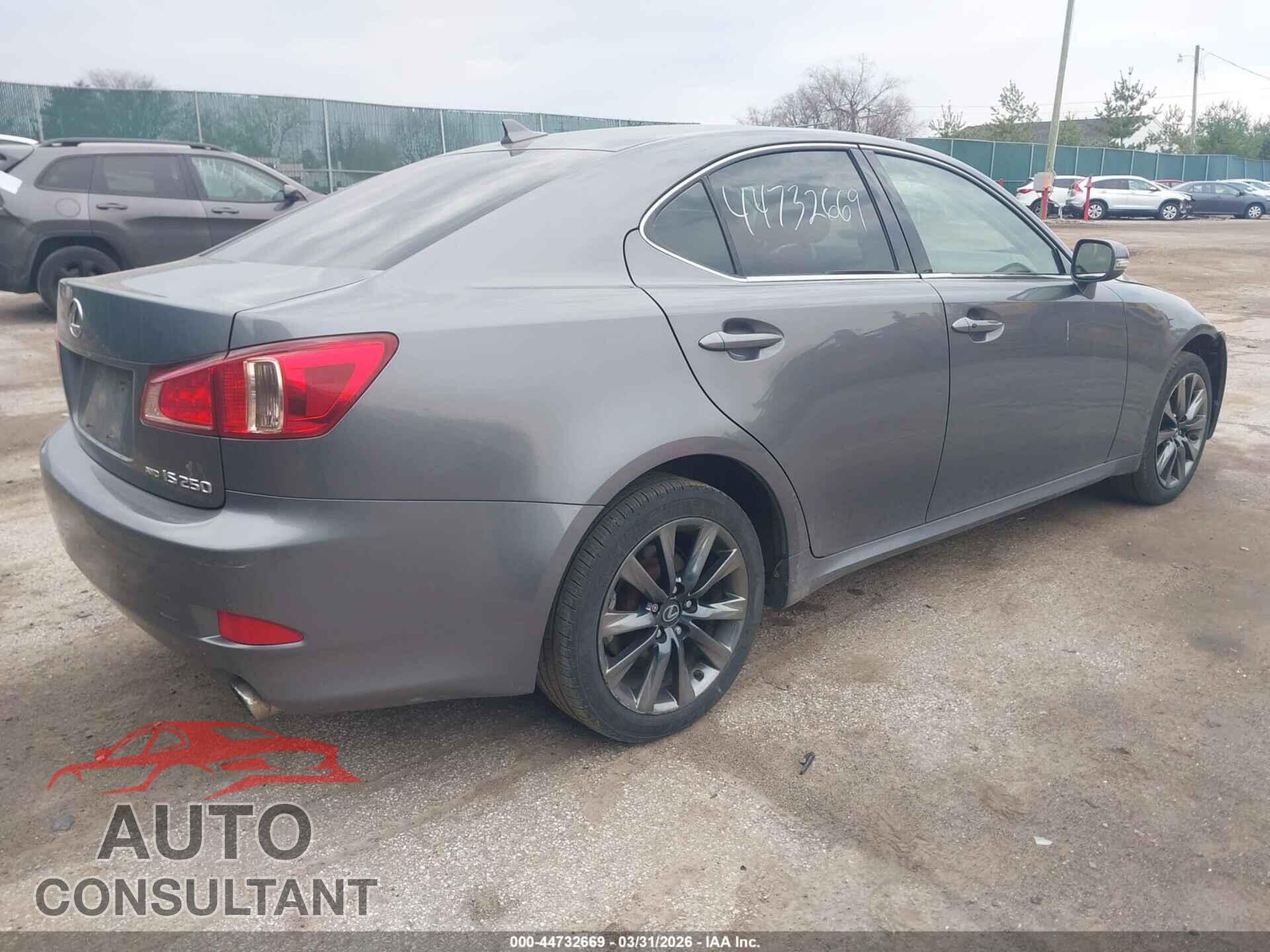 LEXUS IS 250 2012 - JTHCF5C23C5057725