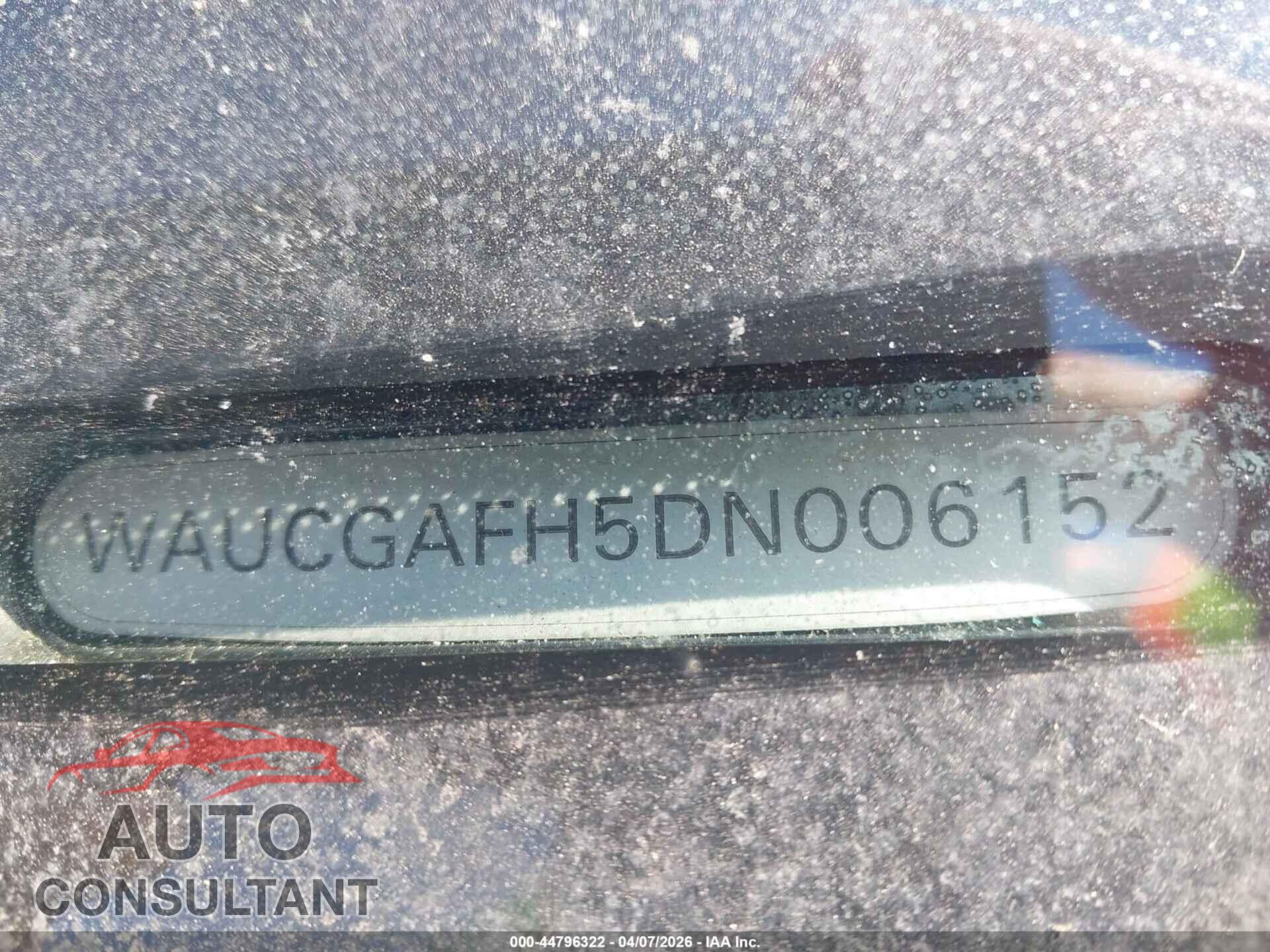 AUDI S5 2013 - WAUCGAFH5DN006152