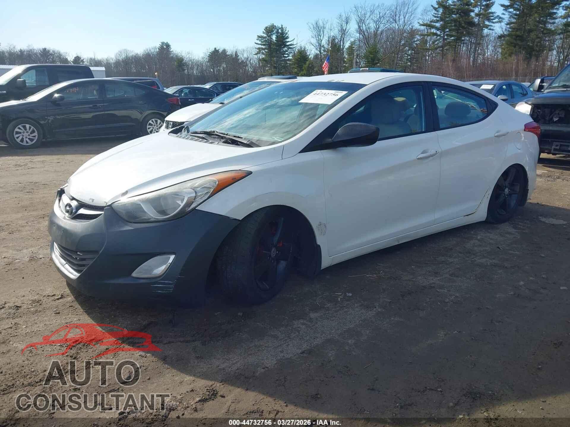 HYUNDAI ELANTRA 2012 - 5NPDH4AEXCH110198
