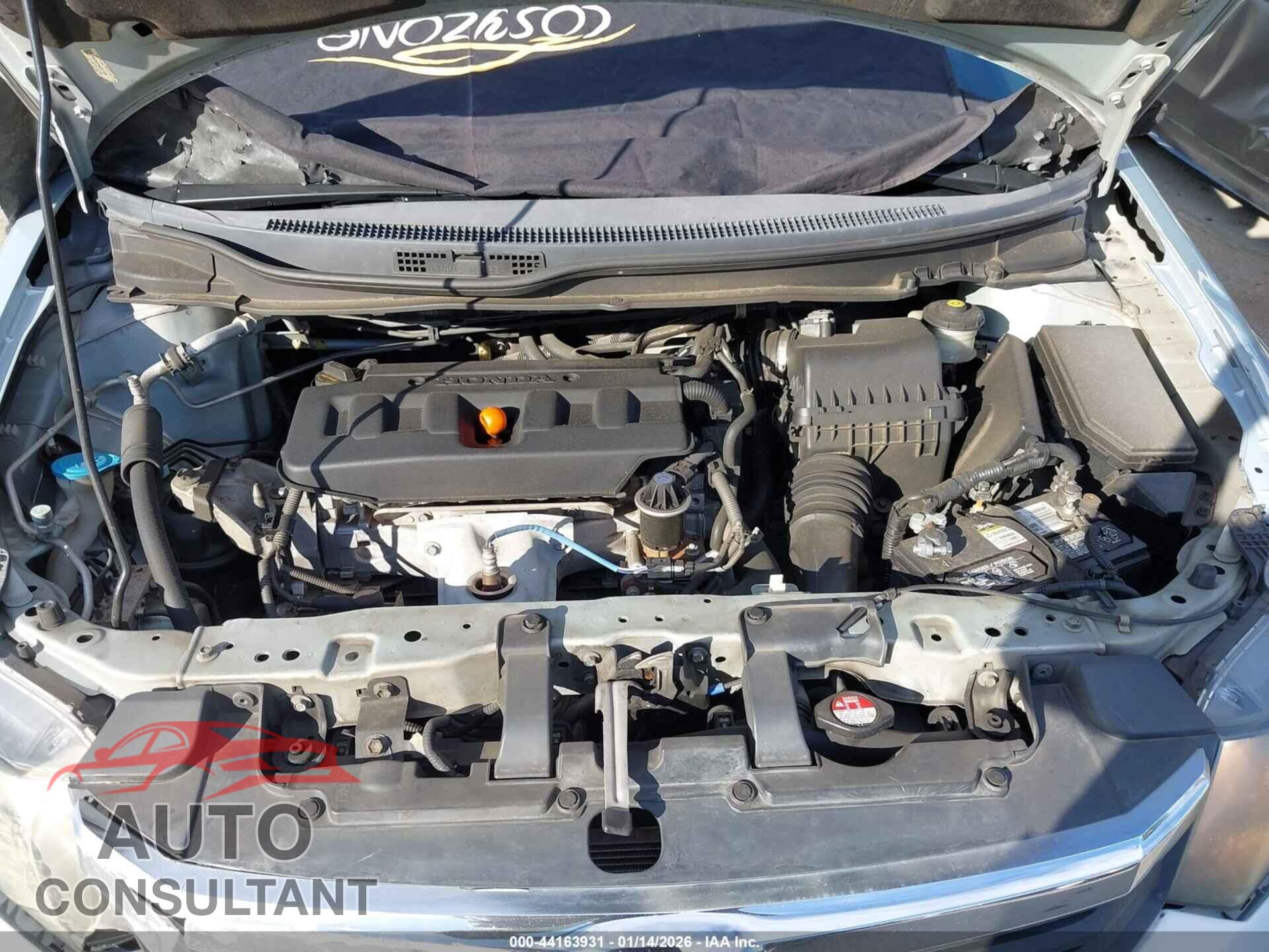 HONDA CIVIC 2012 - 19XFB2F54CE371208