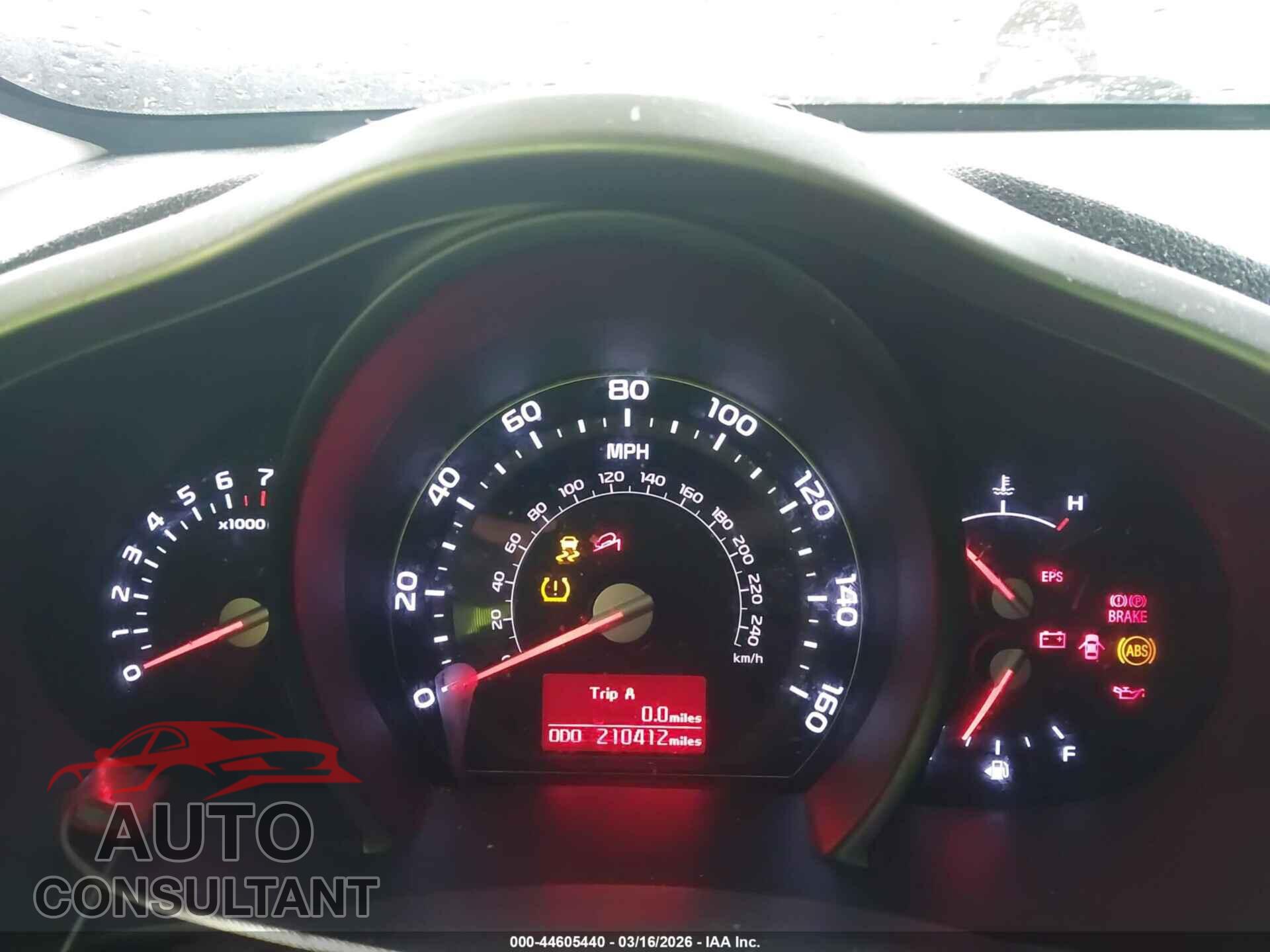 KIA SPORTAGE 2016 - KNDPB3AC5G7846130