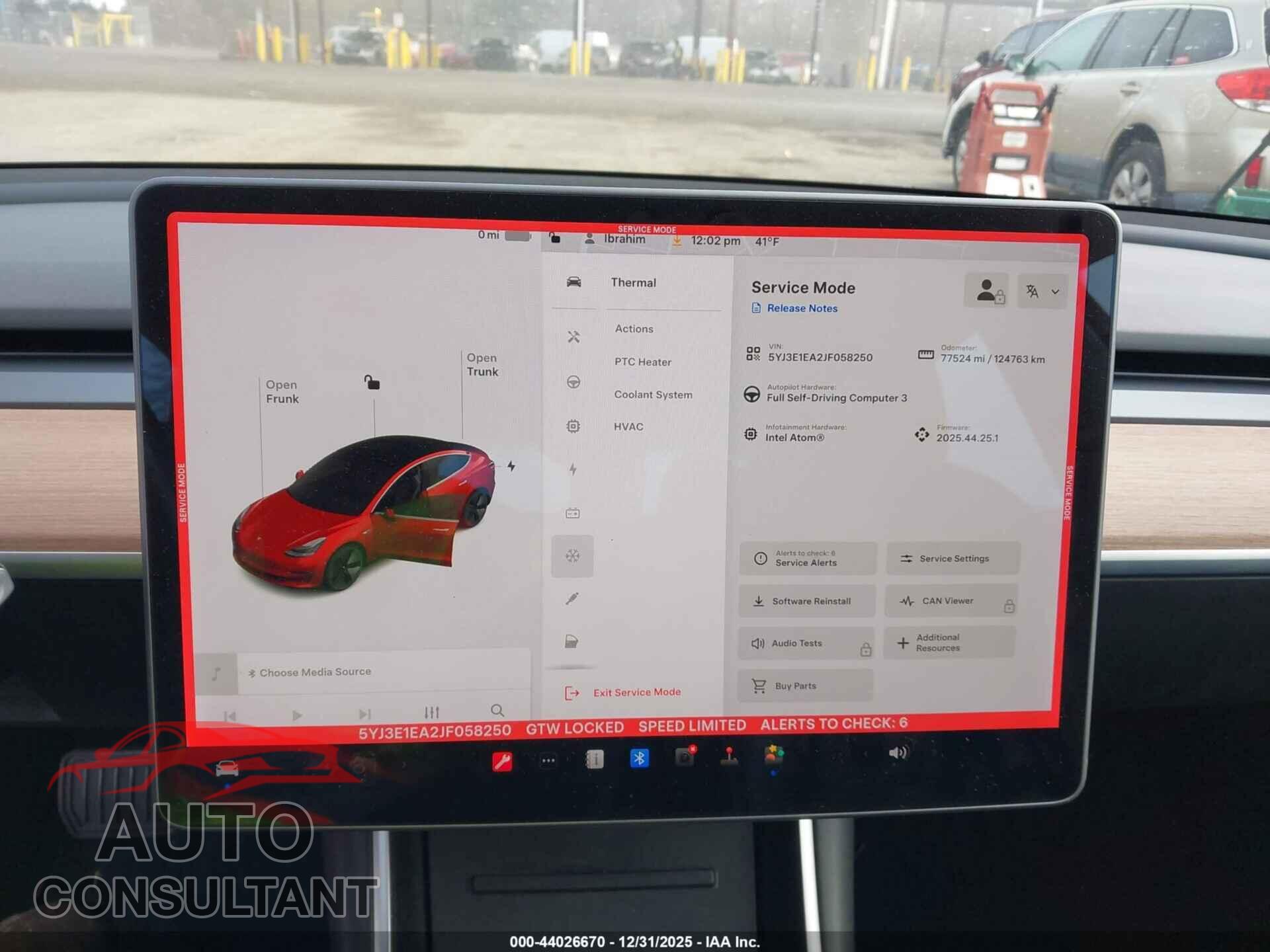 TESLA MODEL 3 2018 - 5YJ3E1EA2JF058250