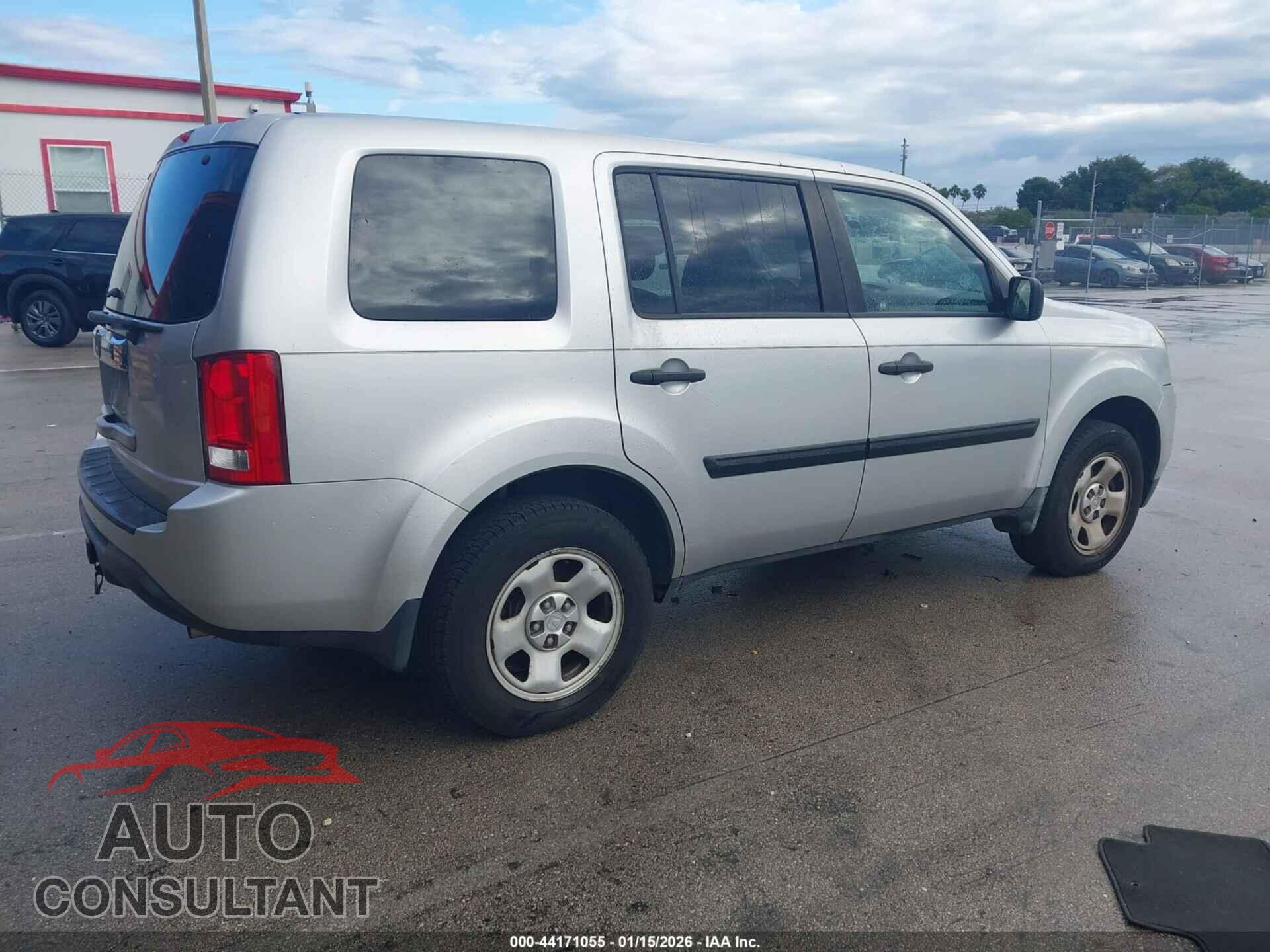 HONDA PILOT 2012 - 5FNYF3H29CB008578