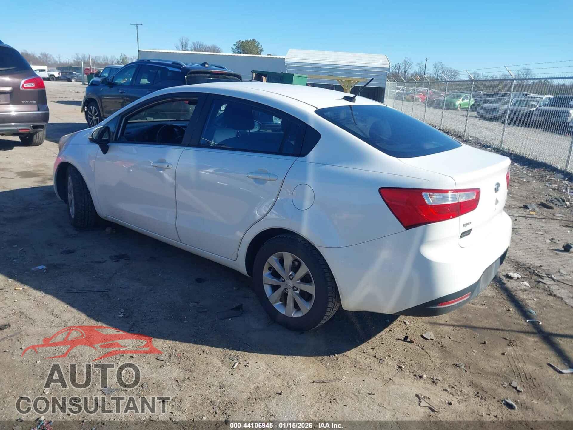 KIA RIO 2012 - KNADN4A34C6051261