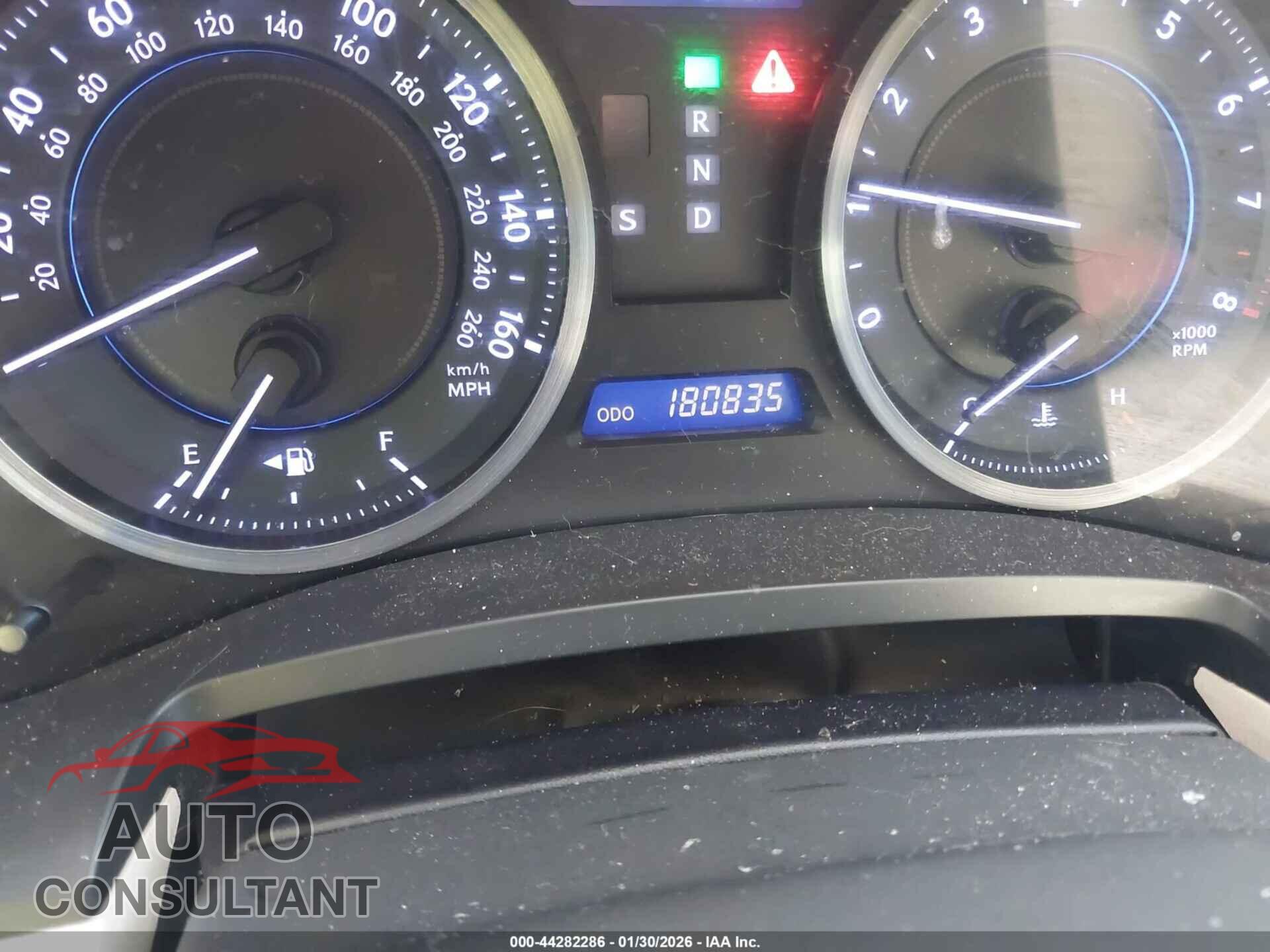 LEXUS IS 250 2011 - JTHBF5C25B5140969