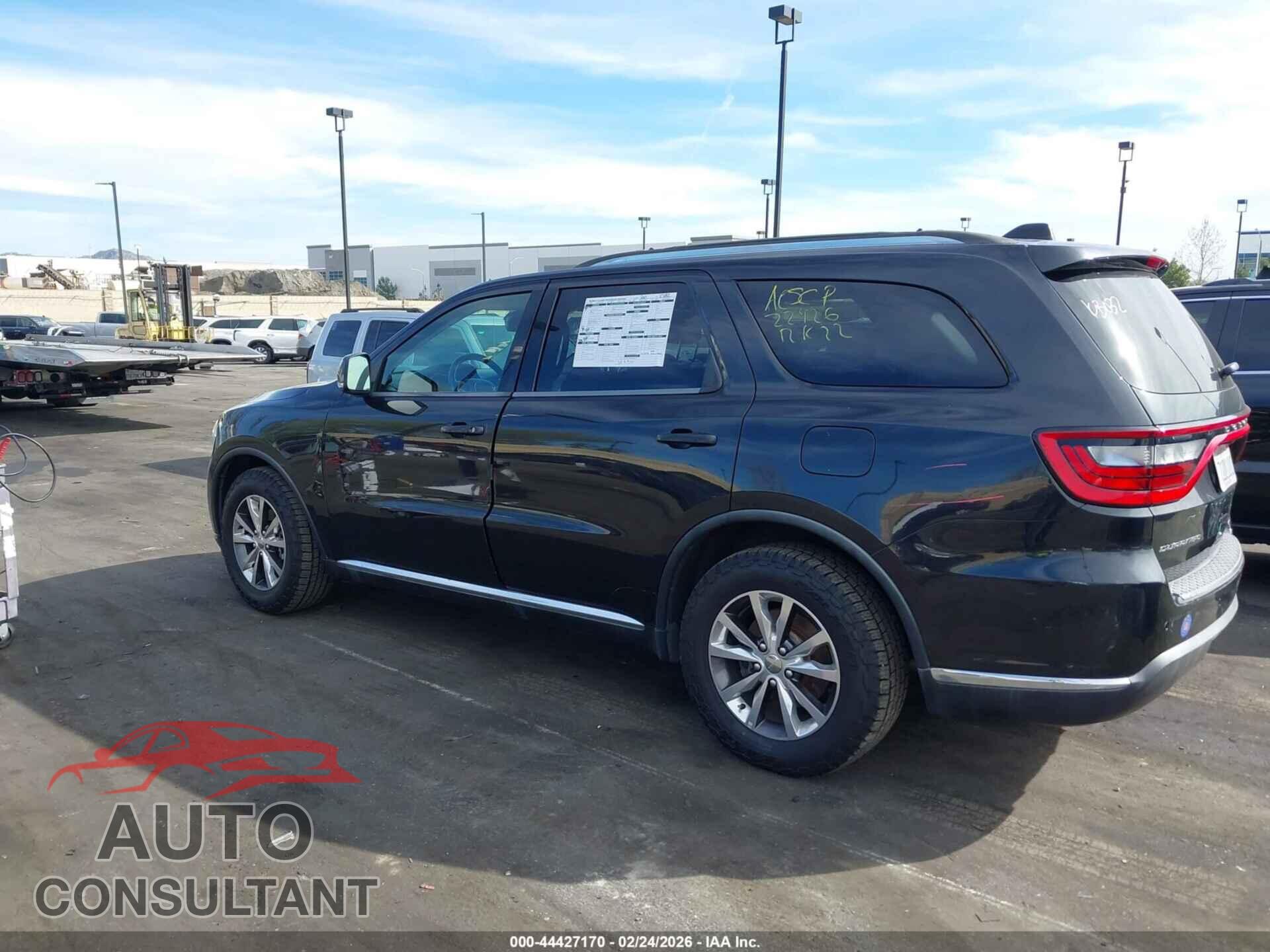 DODGE DURANGO 2016 - 1C4RDHDG0GC455487