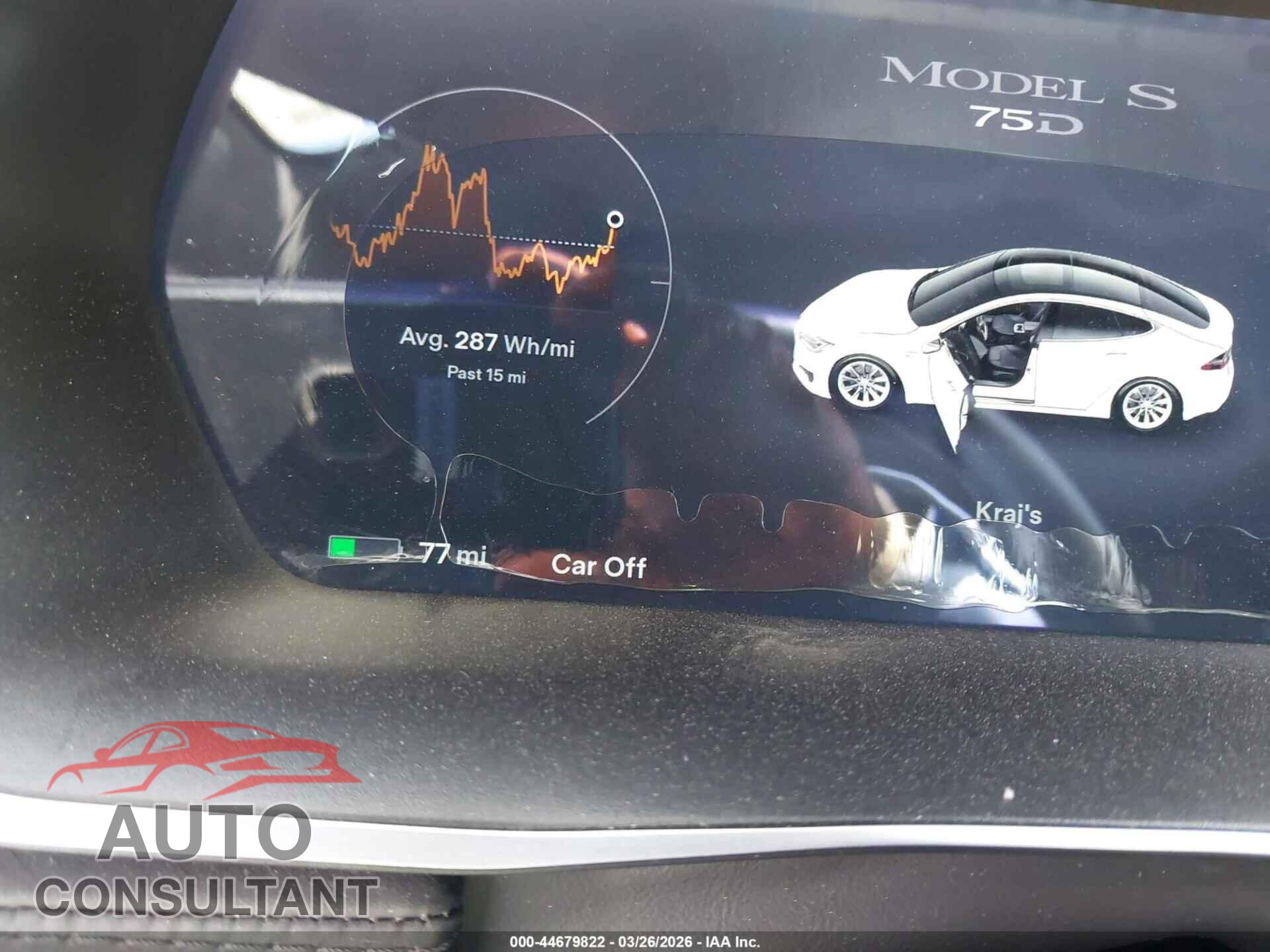 TESLA MODEL S 2017 - 5YJSA1E23HF177936
