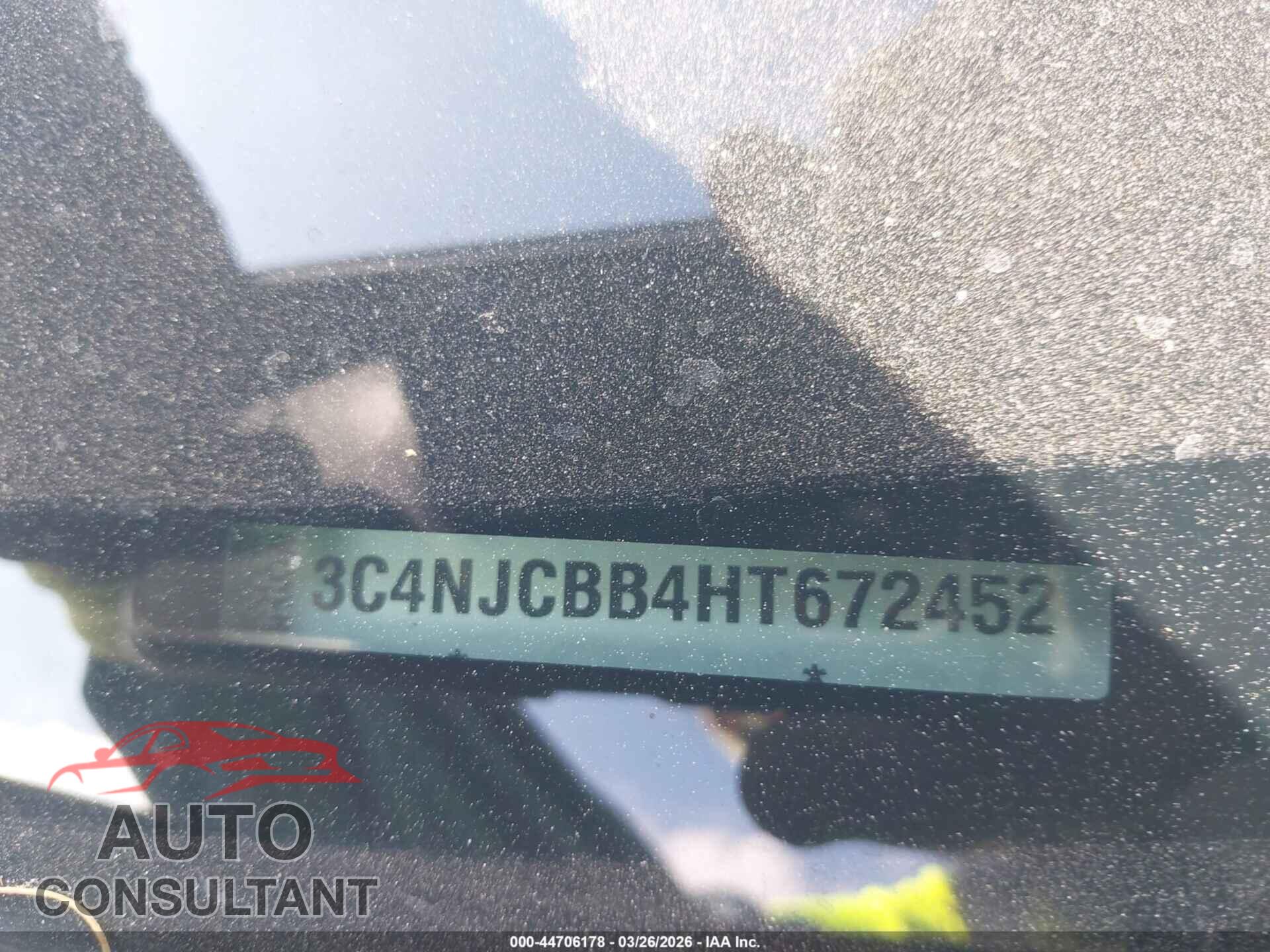 JEEP NEW COMPASS 2017 - 3C4NJCBB4HT672452