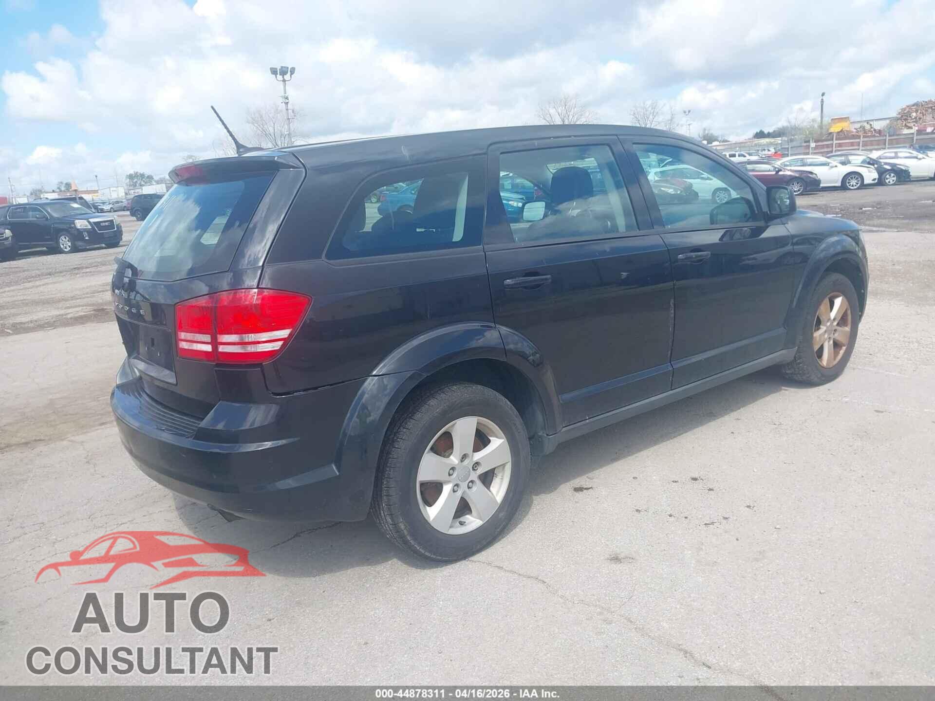 DODGE JOURNEY 2013 - 3C4PDCAB9DT610329