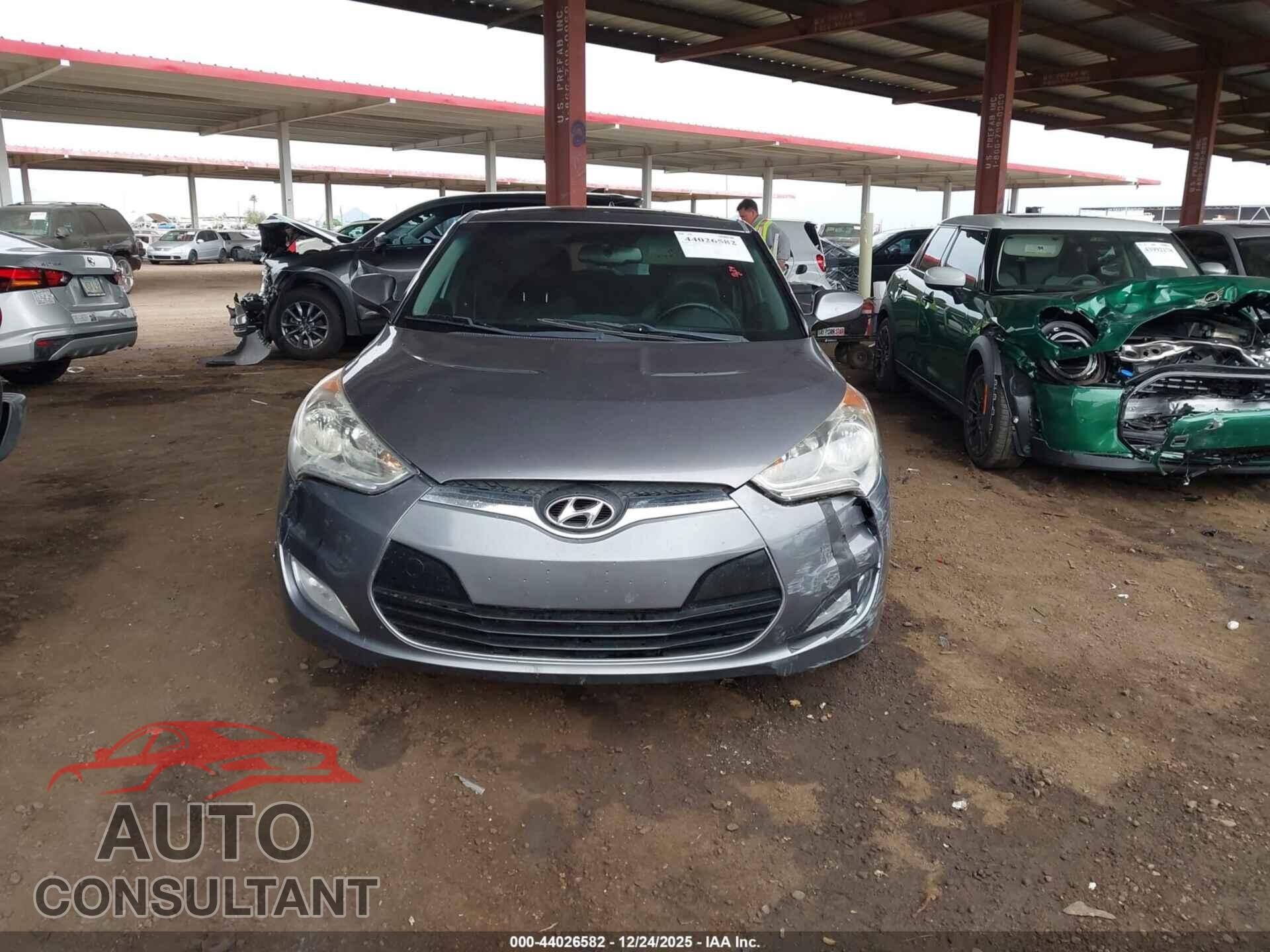 HYUNDAI VELOSTER 2012 - KMHTC6ADXCU080439