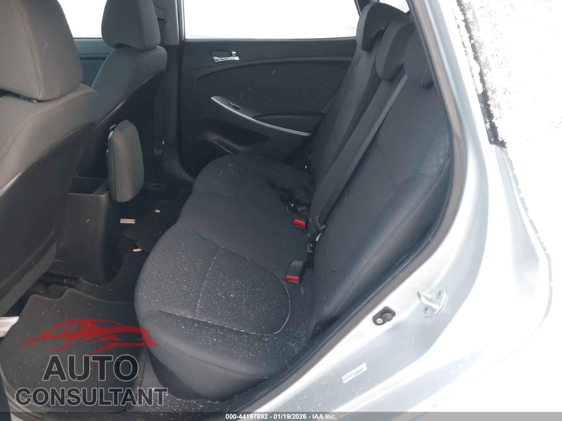 HYUNDAI ACCENT 2012 - KMHCU5AE0CU013137