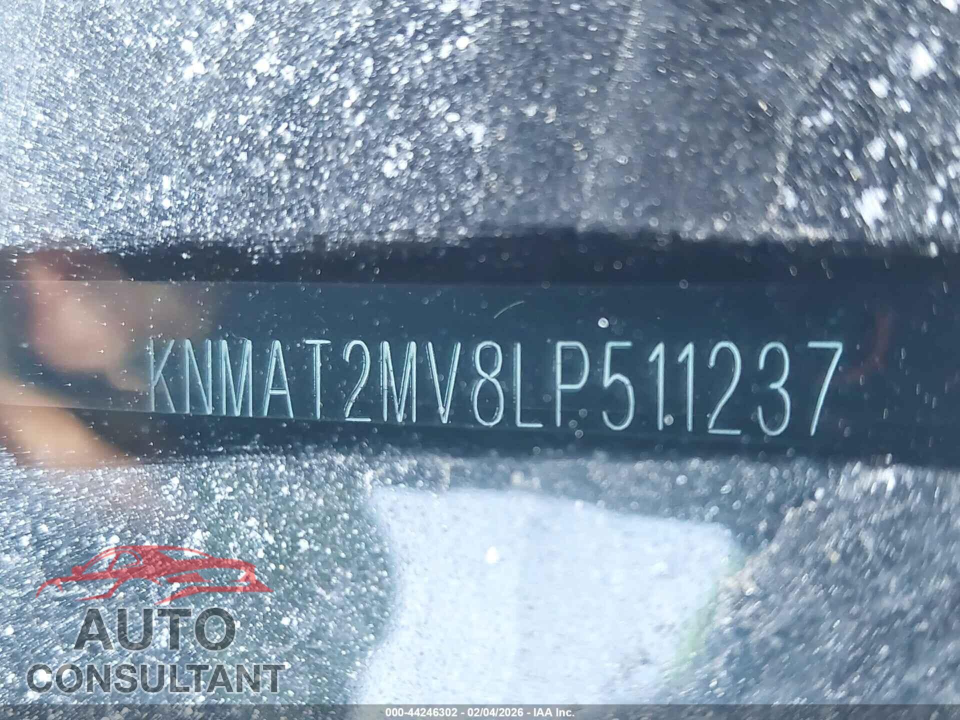 NISSAN ROGUE 2020 - KNMAT2MV8LP511237
