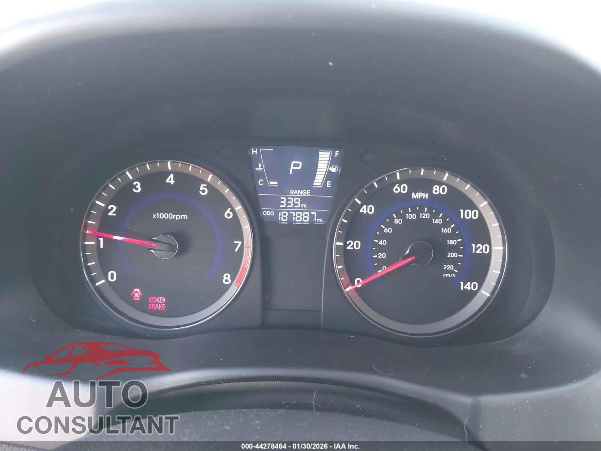 HYUNDAI ACCENT 2013 - KMHCU5AE8DU088296