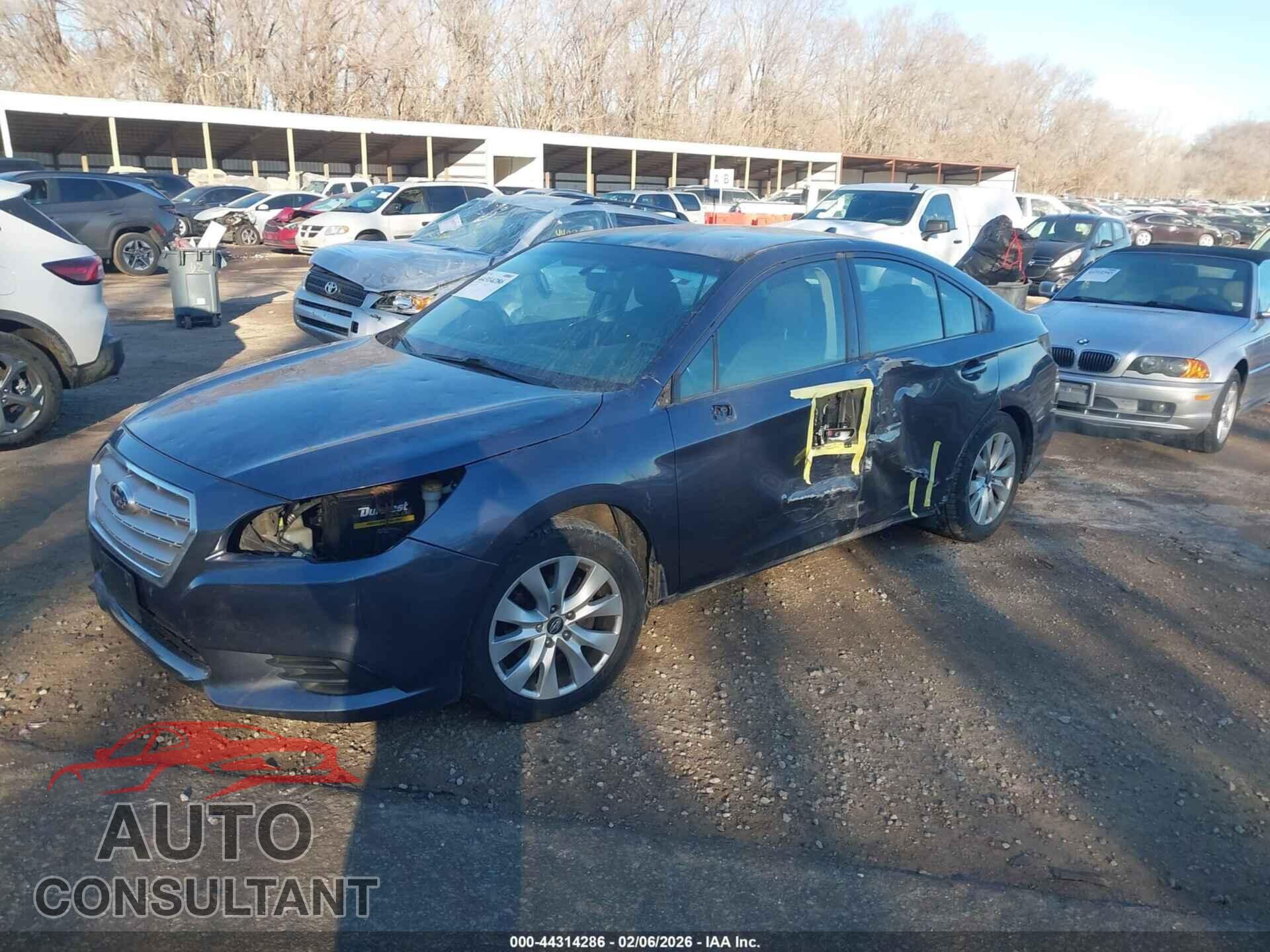SUBARU LEGACY 2016 - 4S3BNBC66G3035625