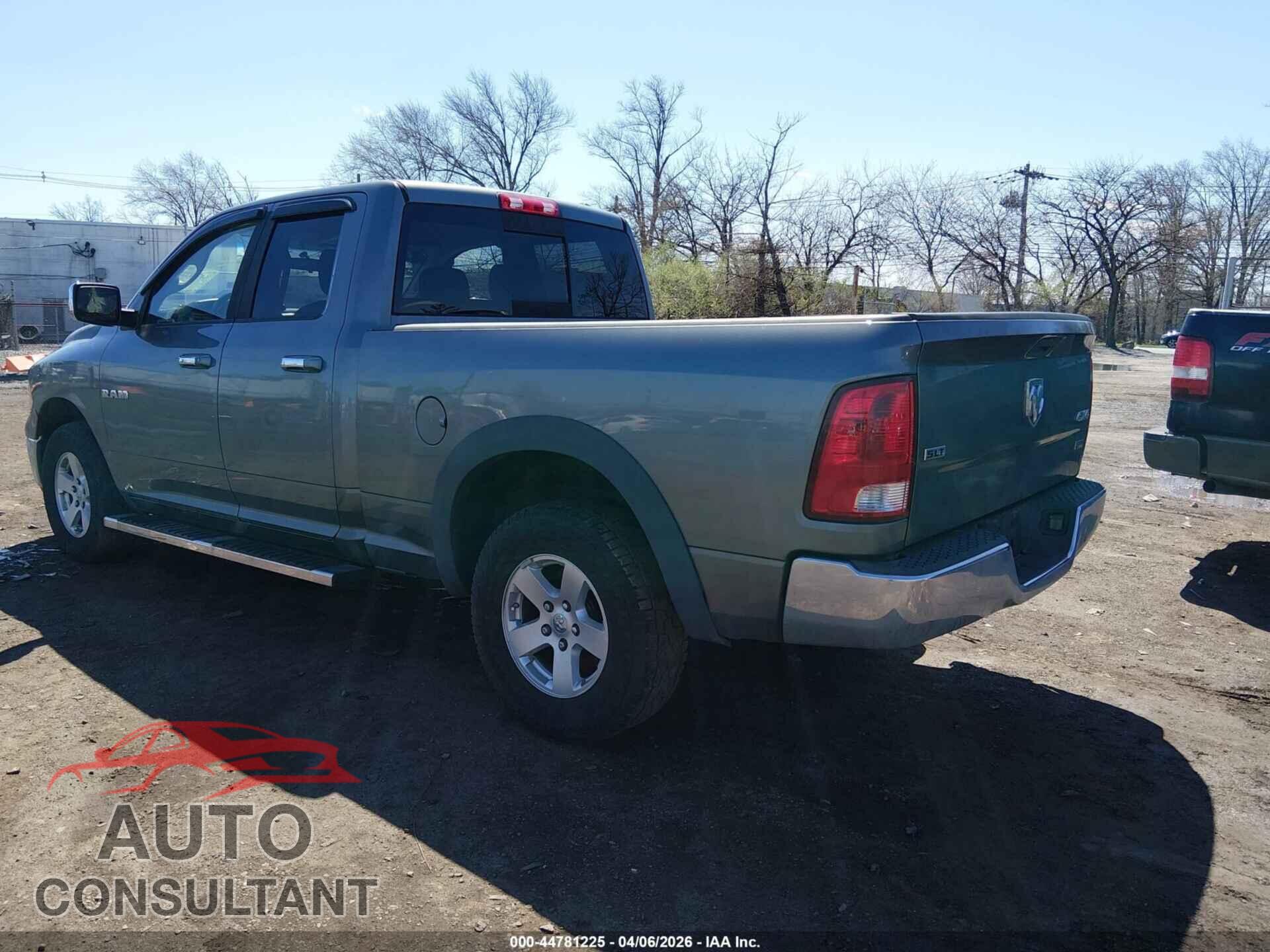 DODGE RAM 1500 2009 - 1D3HV18P29S784668