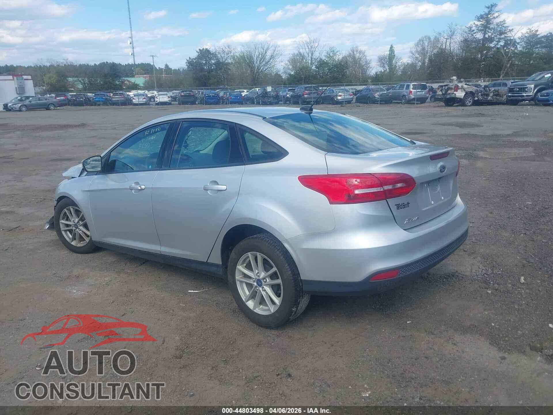 FORD FOCUS 2018 - 1FADP3F25JL275960