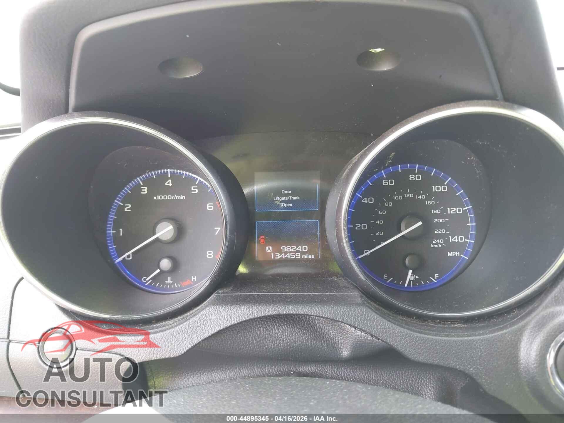 SUBARU OUTBACK 2015 - 4S4BSBLC7F3288767