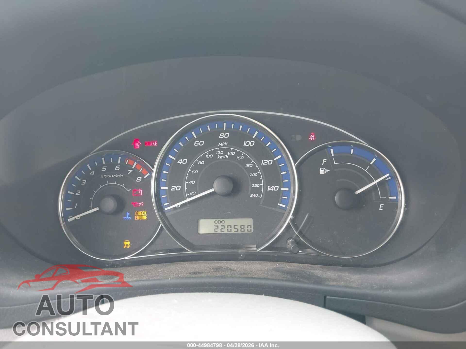 SUBARU FORESTER 2013 - JF2SHAAC7DG404749