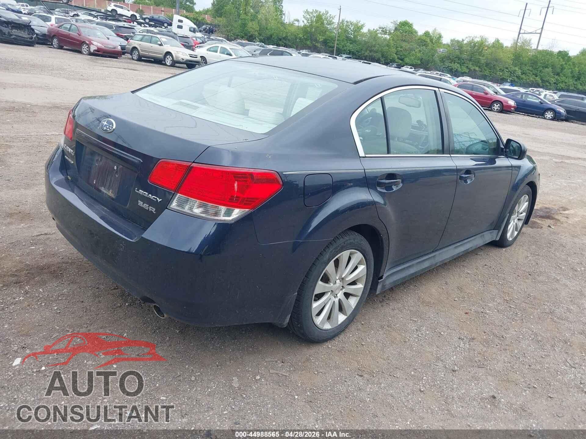 SUBARU LEGACY 2012 - 4S3BMDG60C2005299