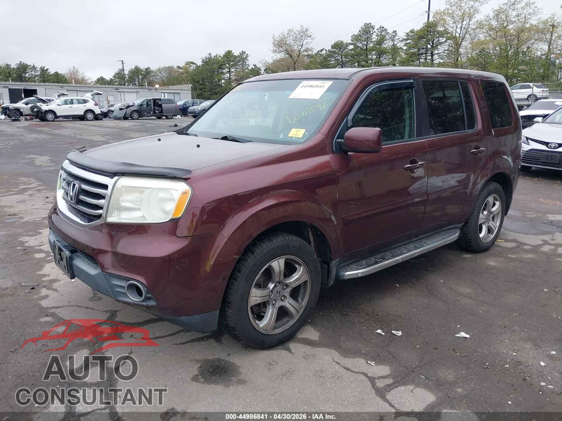 HONDA PILOT 2013 - 5FNYF4H53DB024390
