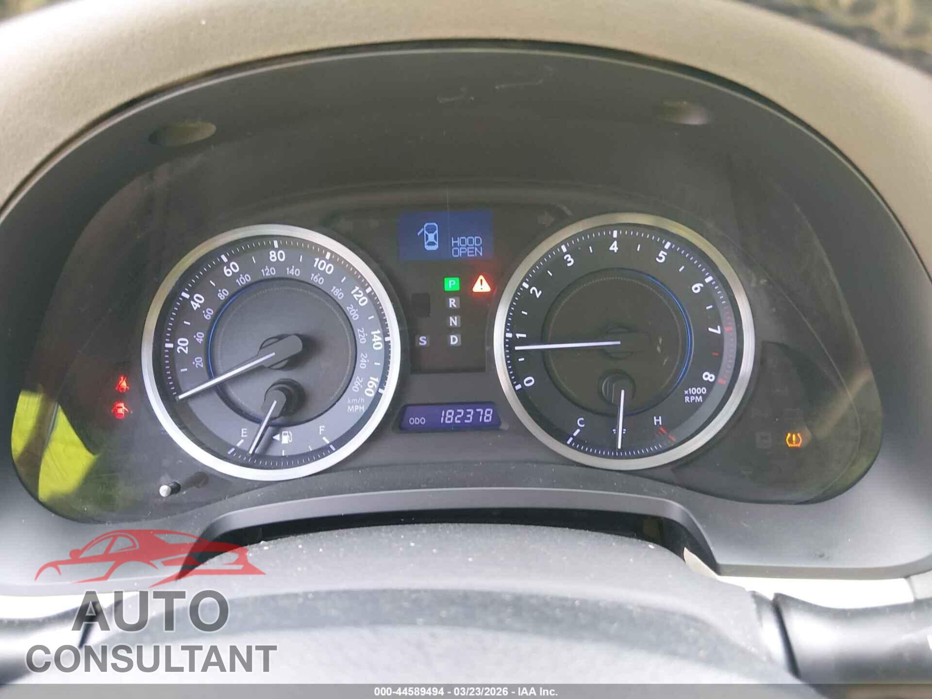 LEXUS IS 250 2013 - JTHBF5C28D5190624