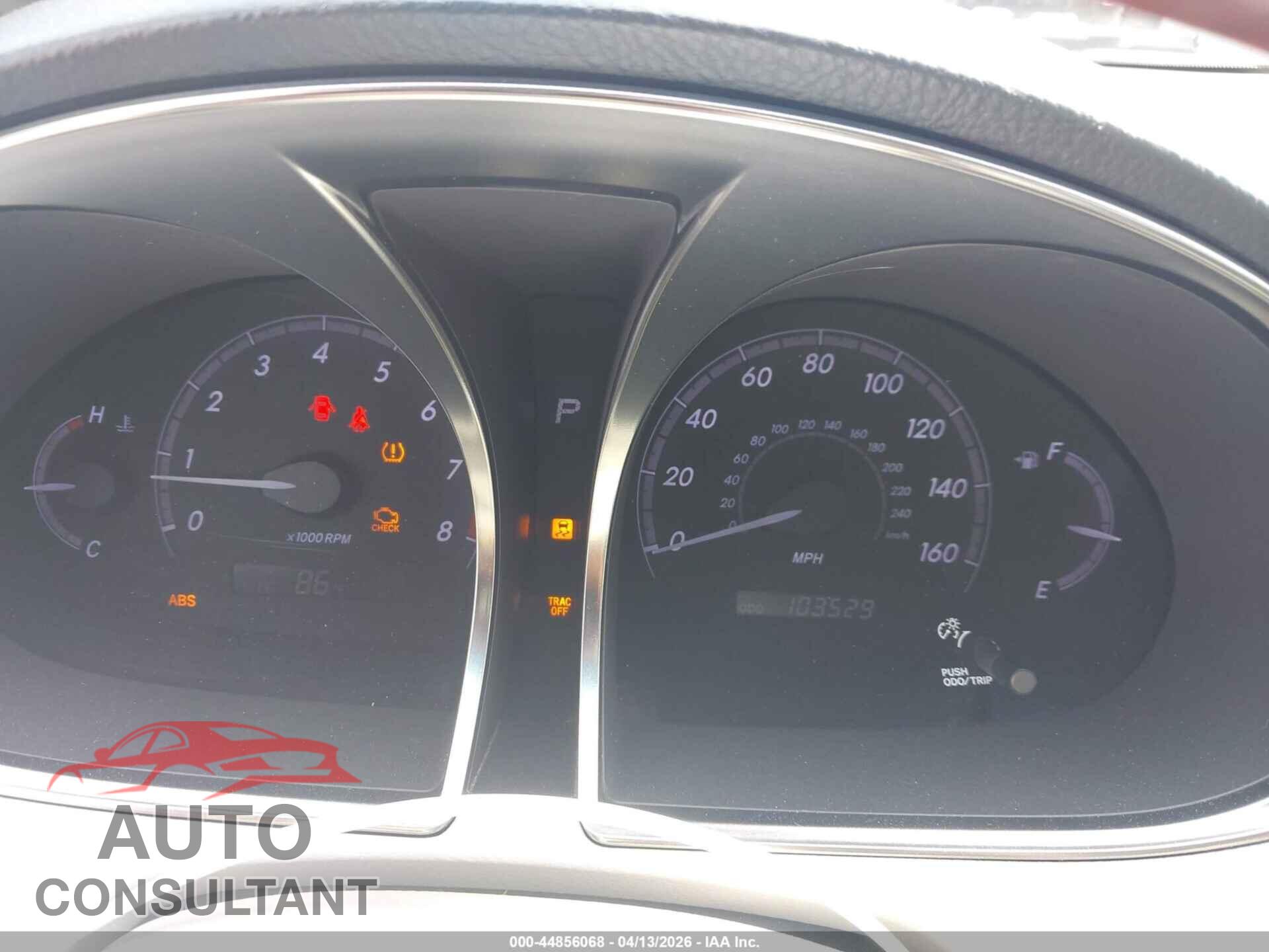 TOYOTA AVALON 2012 - 4T1BK3DB2CU471365