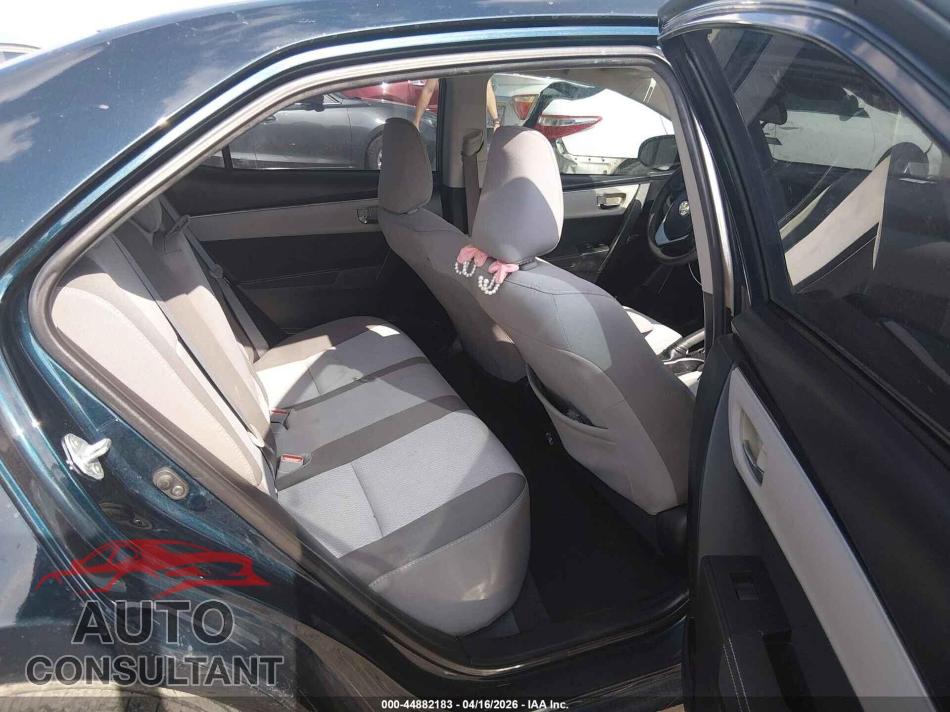 TOYOTA COROLLA 2017 - 2T1BURHE1HC849511