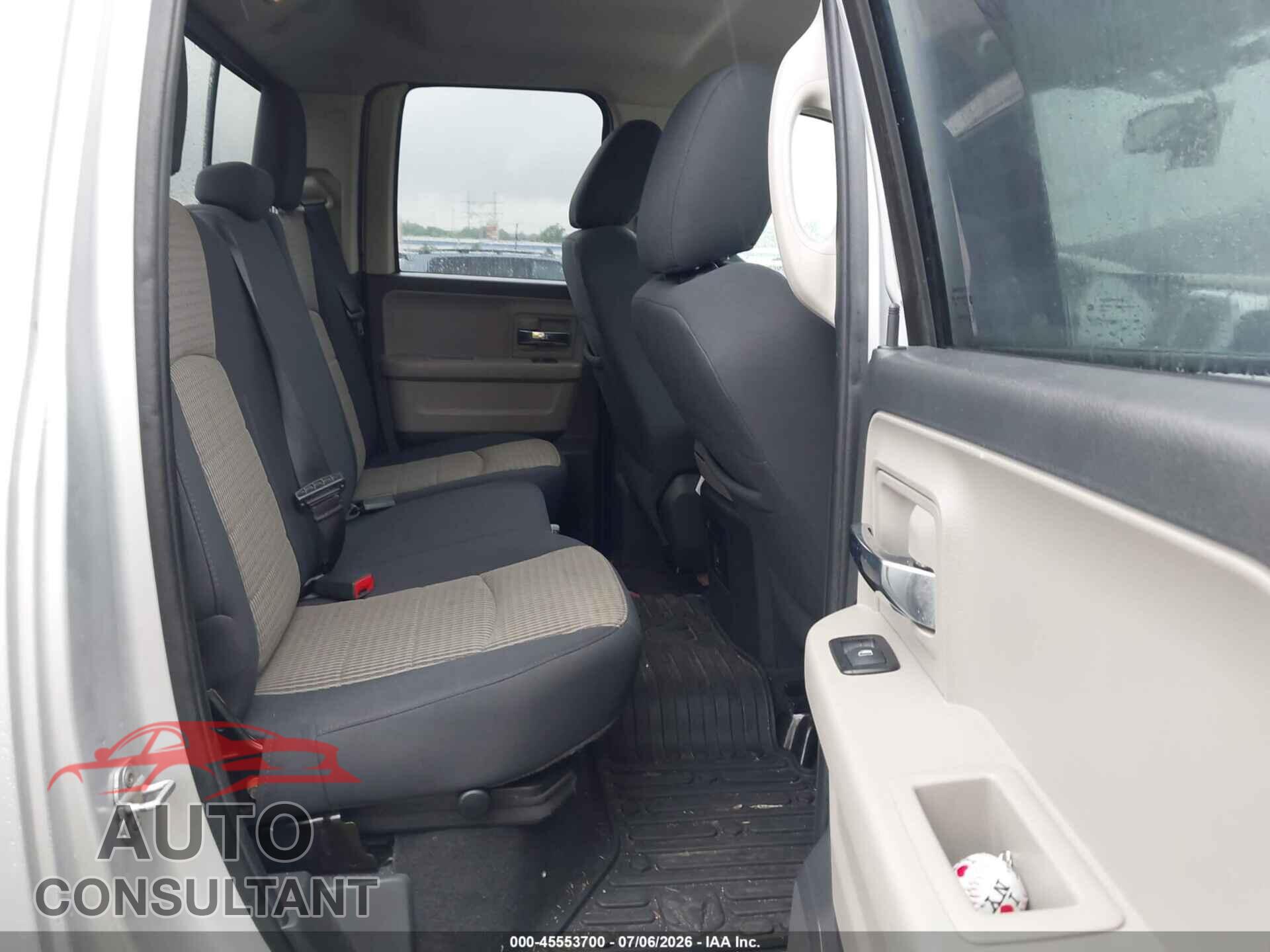 DODGE RAM 1500 2012 - 1C6RD7GT6CS151235