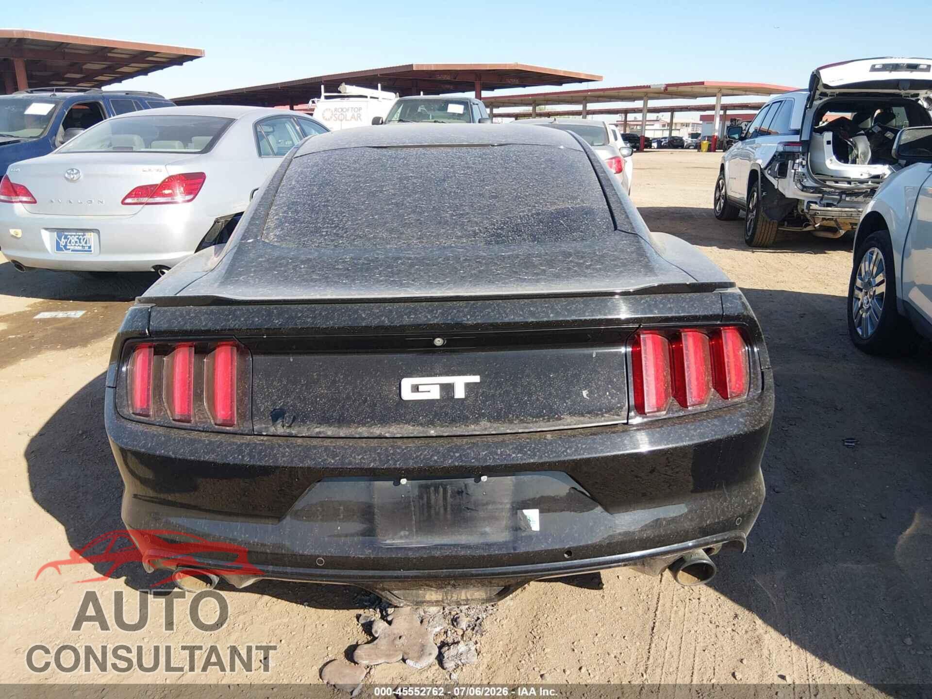 FORD MUSTANG 2016 - 1FA6P8CF7G5328507